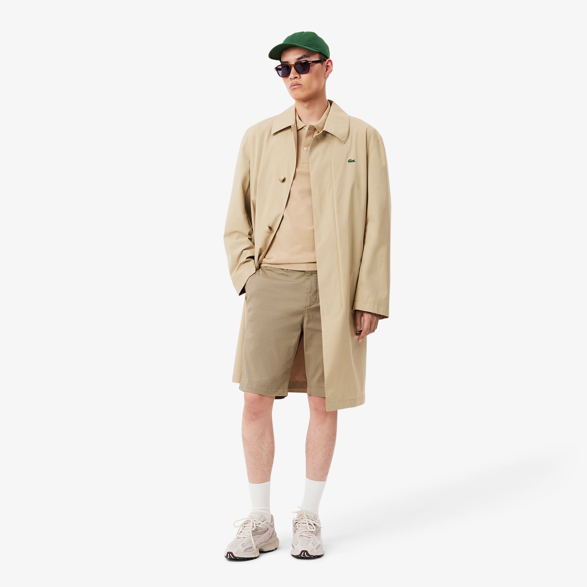 Lacoste Erkek Slim Fit Bej Bermuda Şort