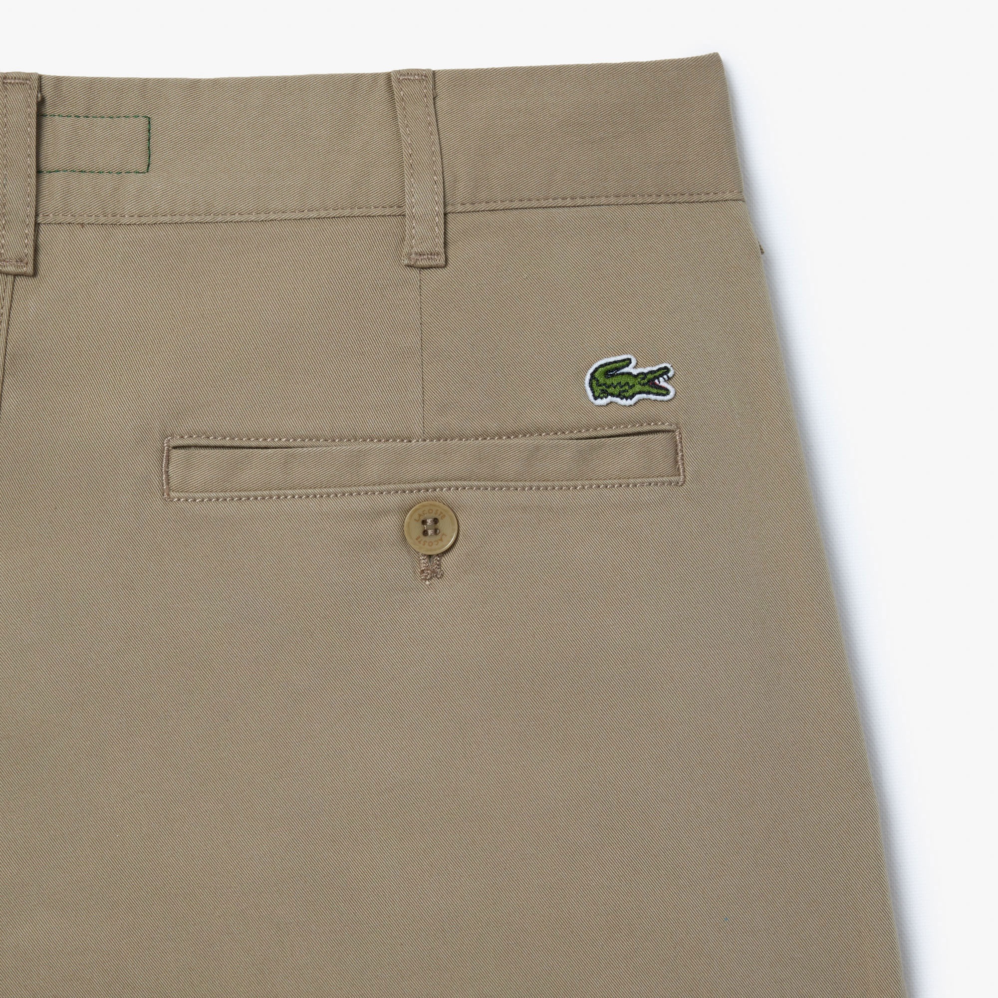 Lacoste Erkek Slim Fit Bej Bermuda Şort