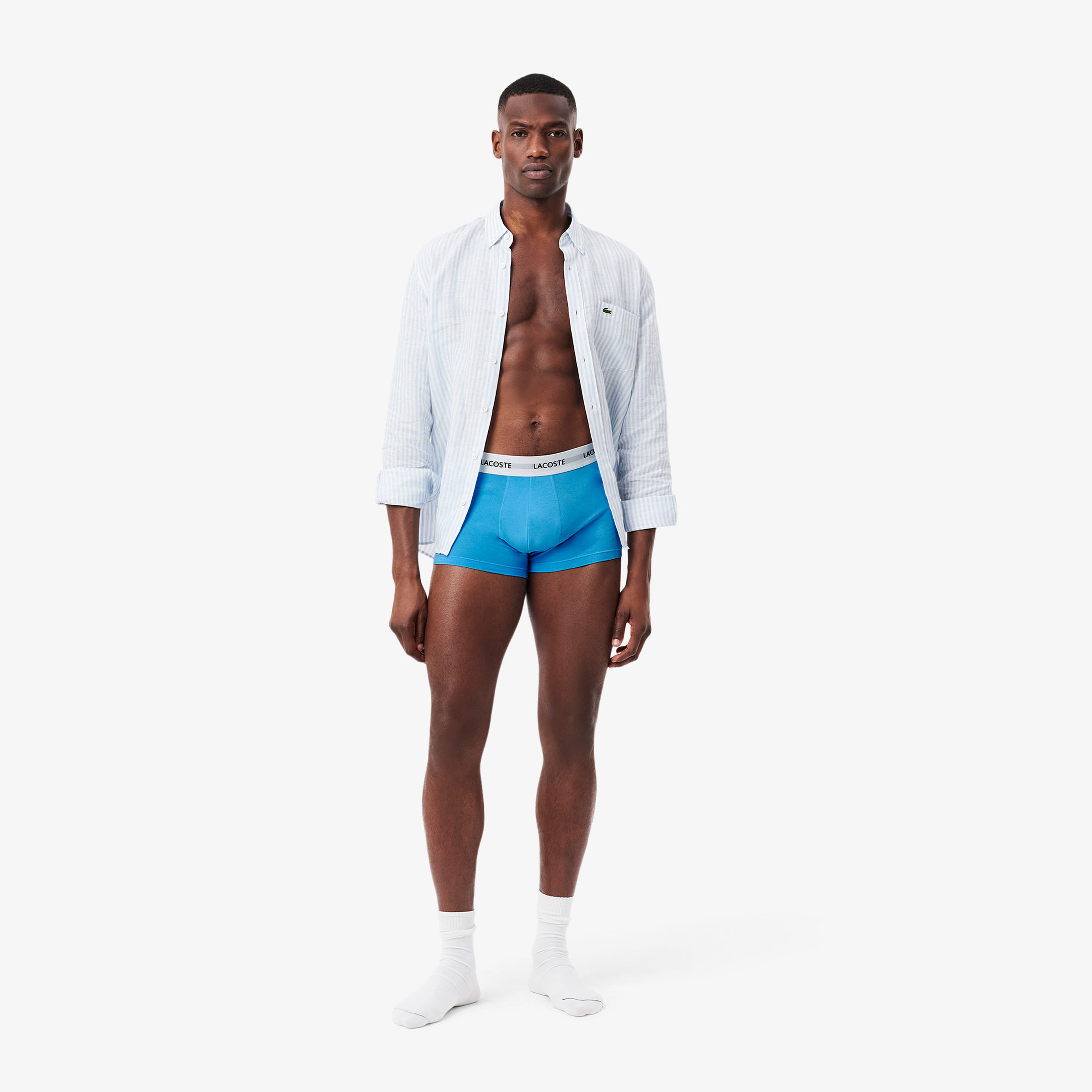 Erkek 3'lü Renkli Boxer