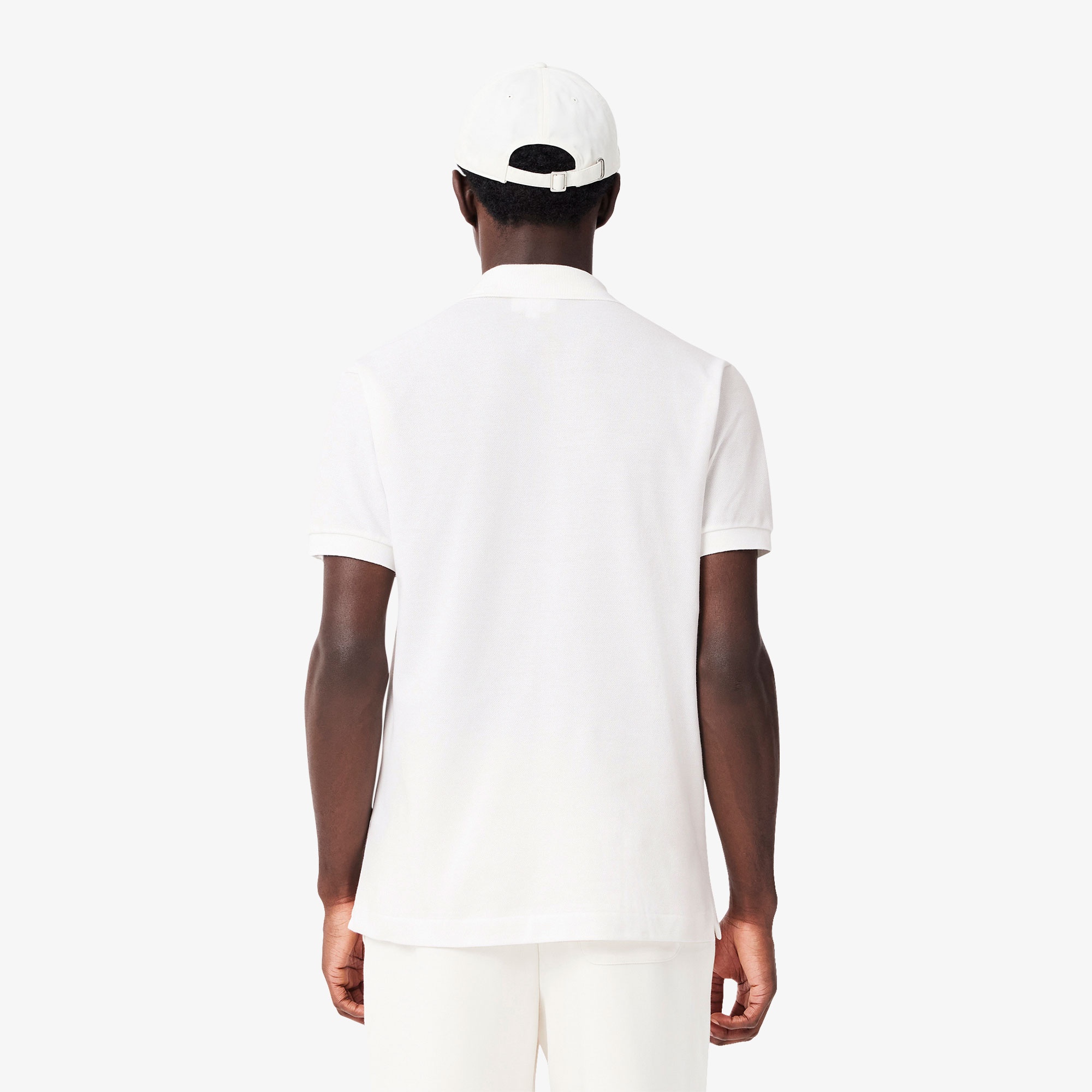 L.12.12 Erkek Classic Fit Beyaz Polo