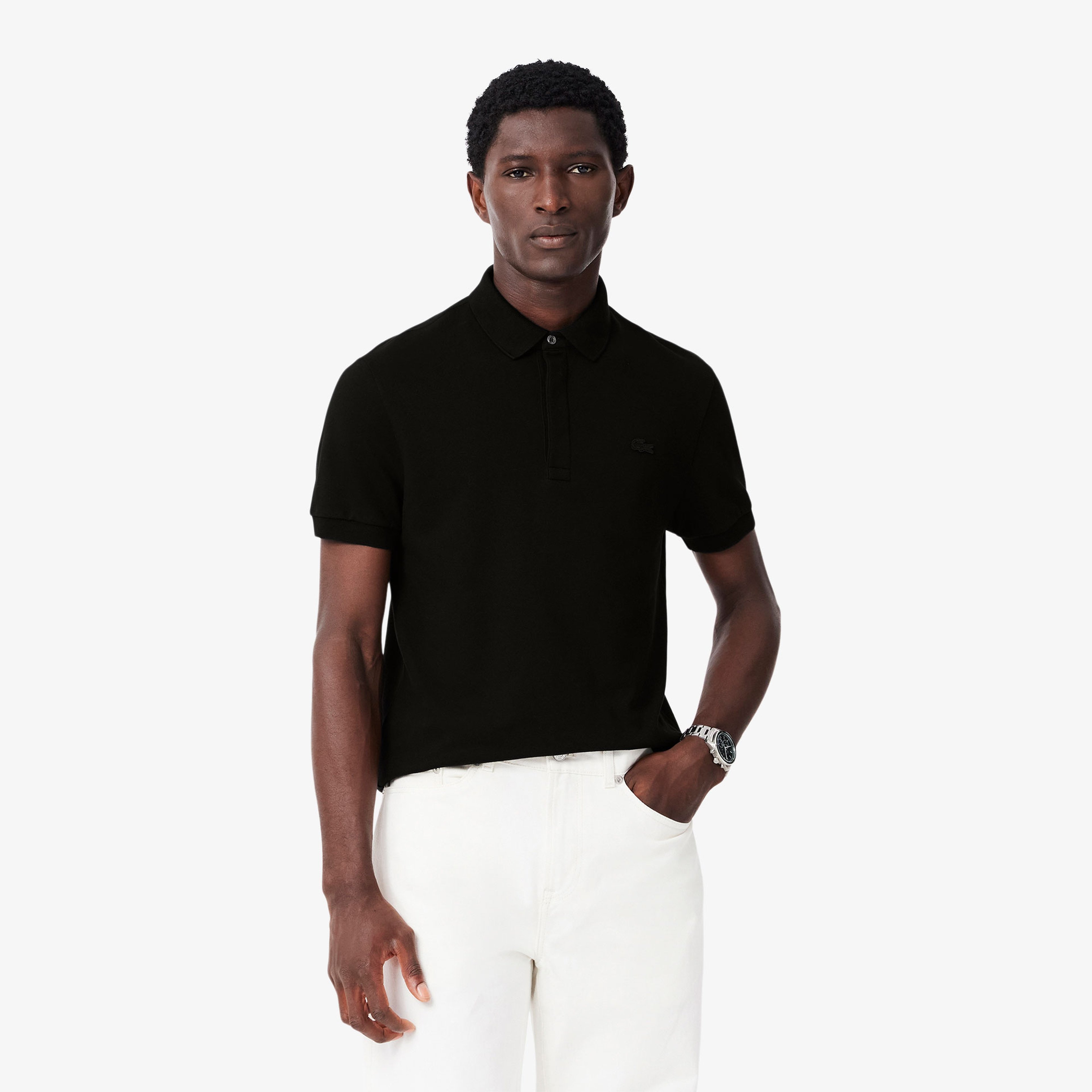 Paris Erkek Regular Fit Siyah Polo