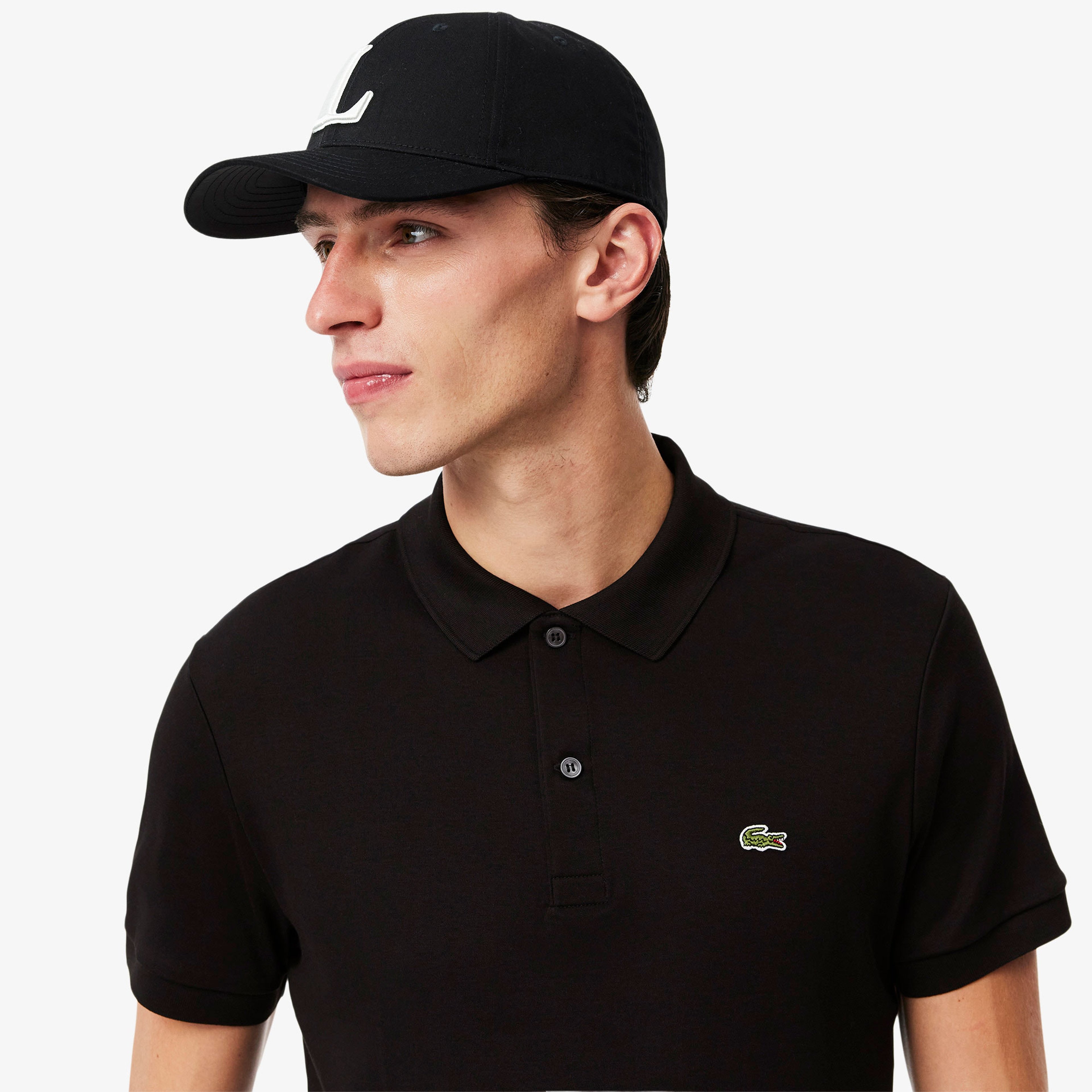 Erkek Regular Fit Siyah Polo