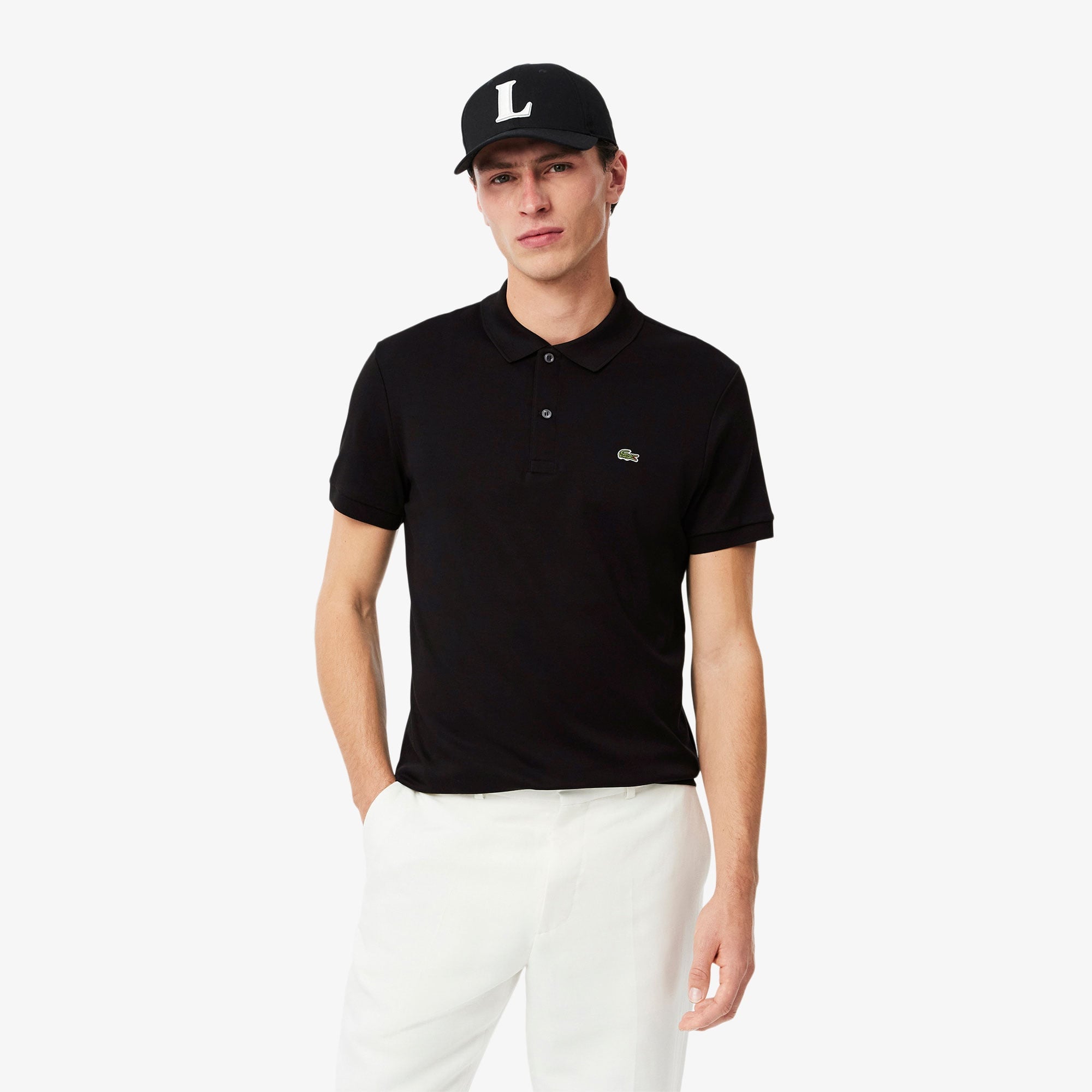Erkek Regular Fit Siyah Polo