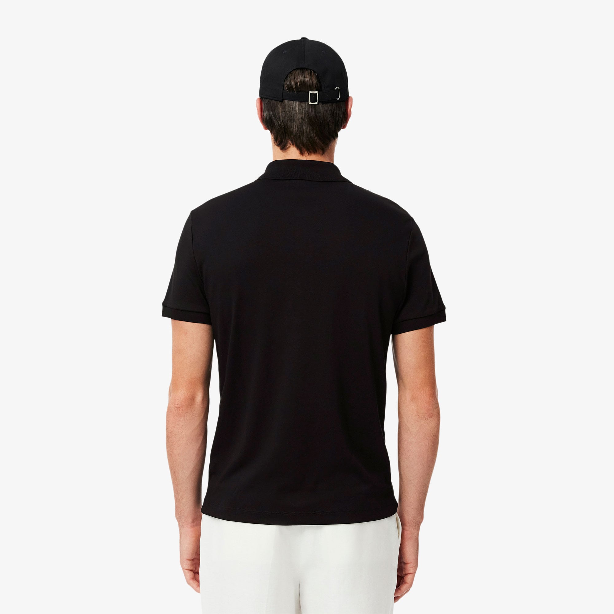 Lacoste Erkek Regular Fit Siyah Polo görsel 3
