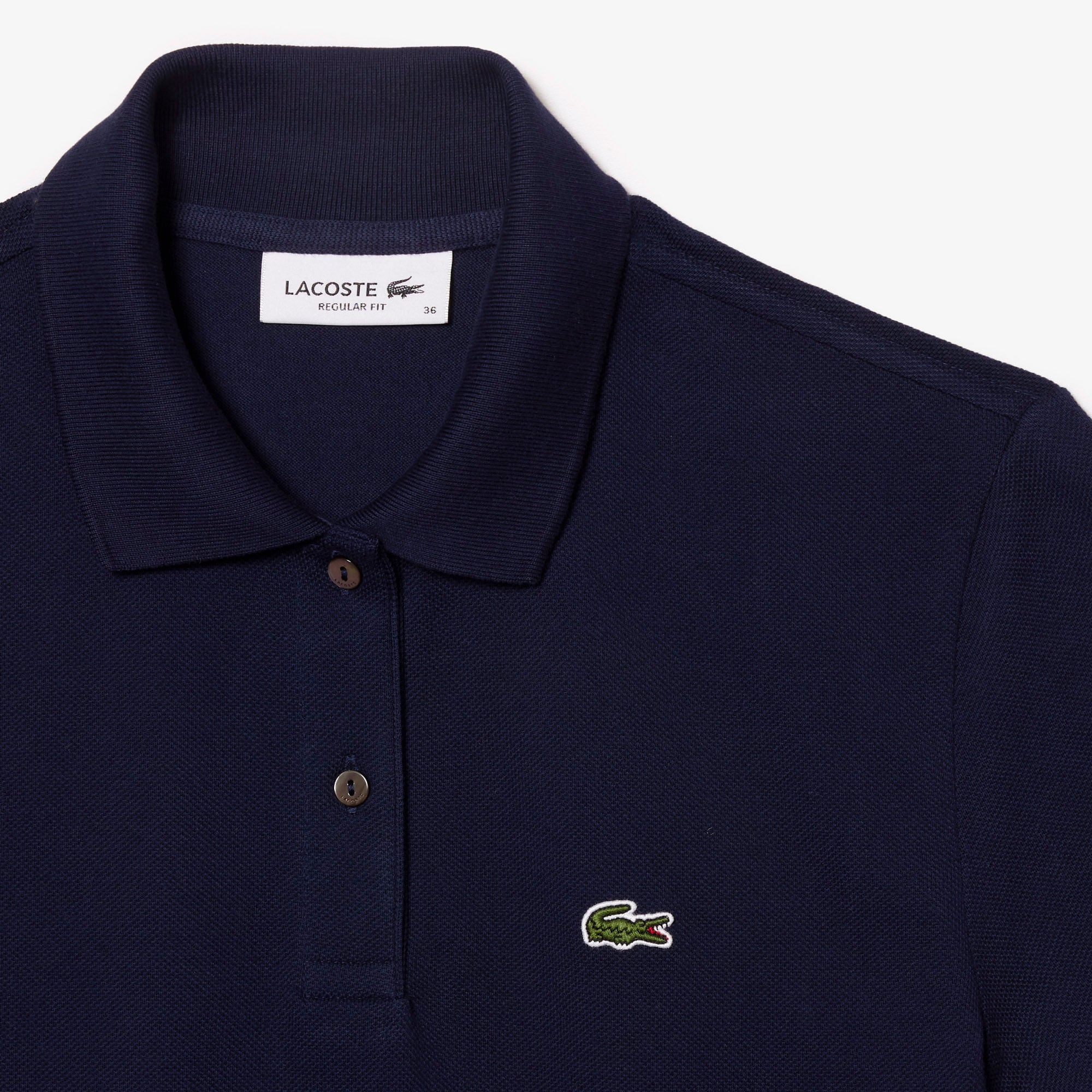 Lacoste Kadın Regular Fit Lacivert Polo görsel 6