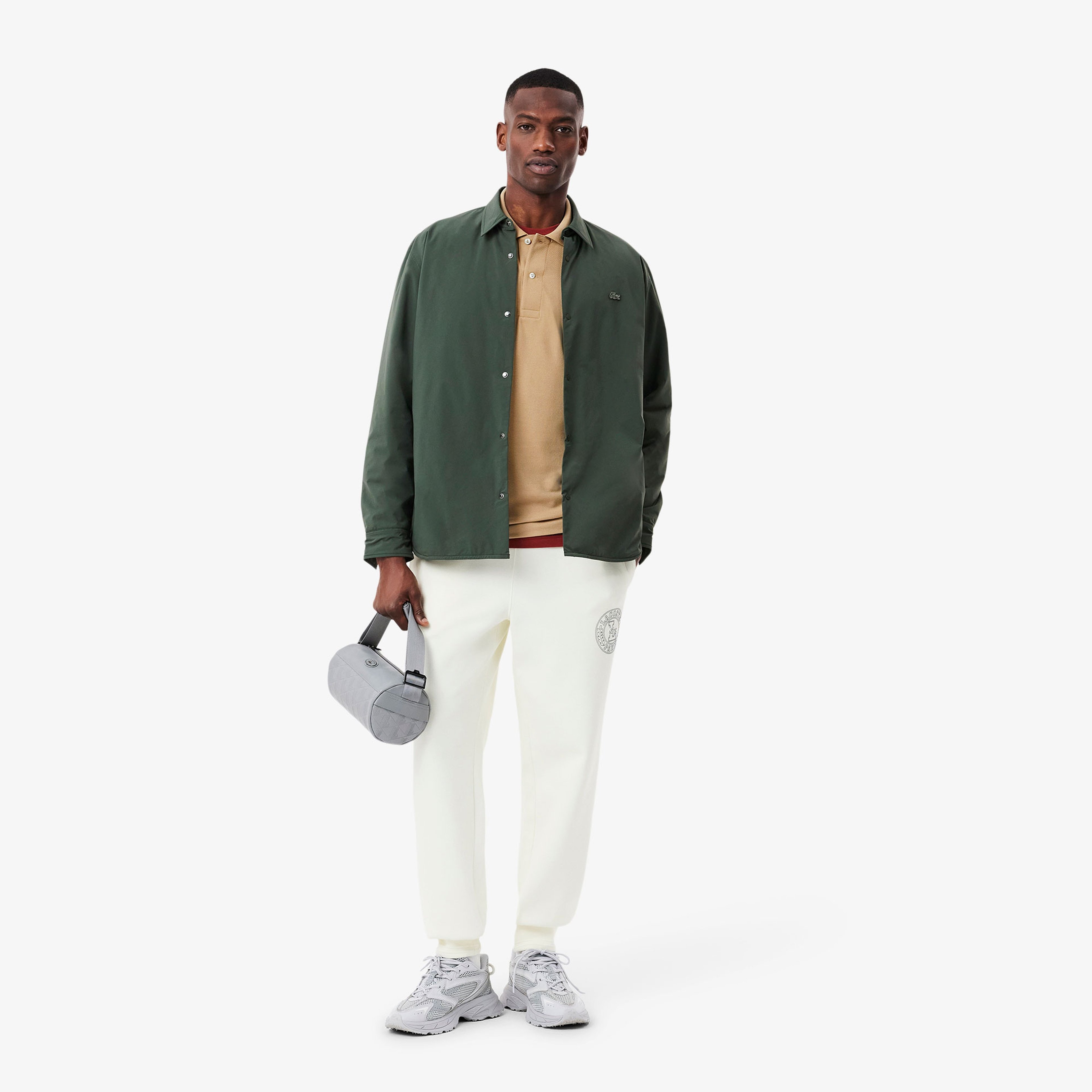 L.12.12 Erkek Classic Fit Açık Kahverengi Polo