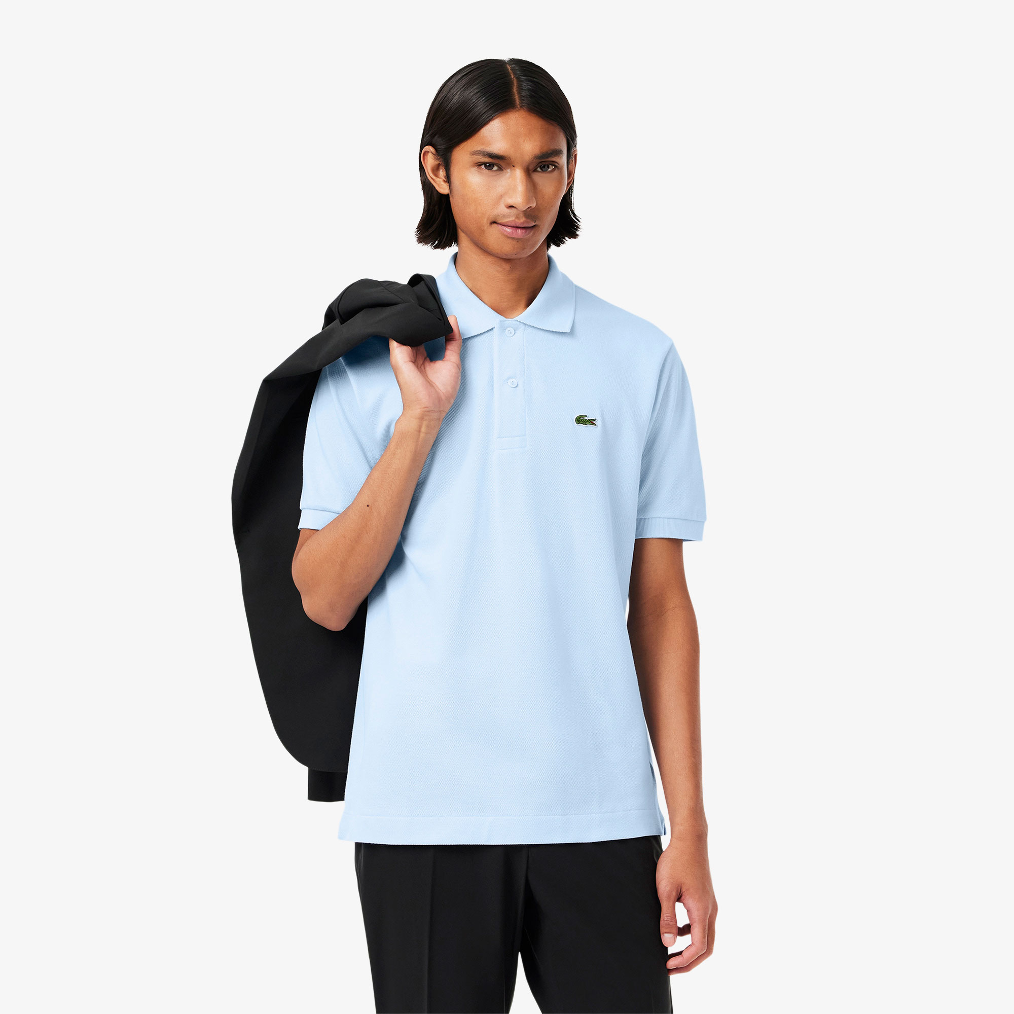 L.12.12 Erkek Classic Fit Açık Mavi Polo L1212-T01 | Lacoste