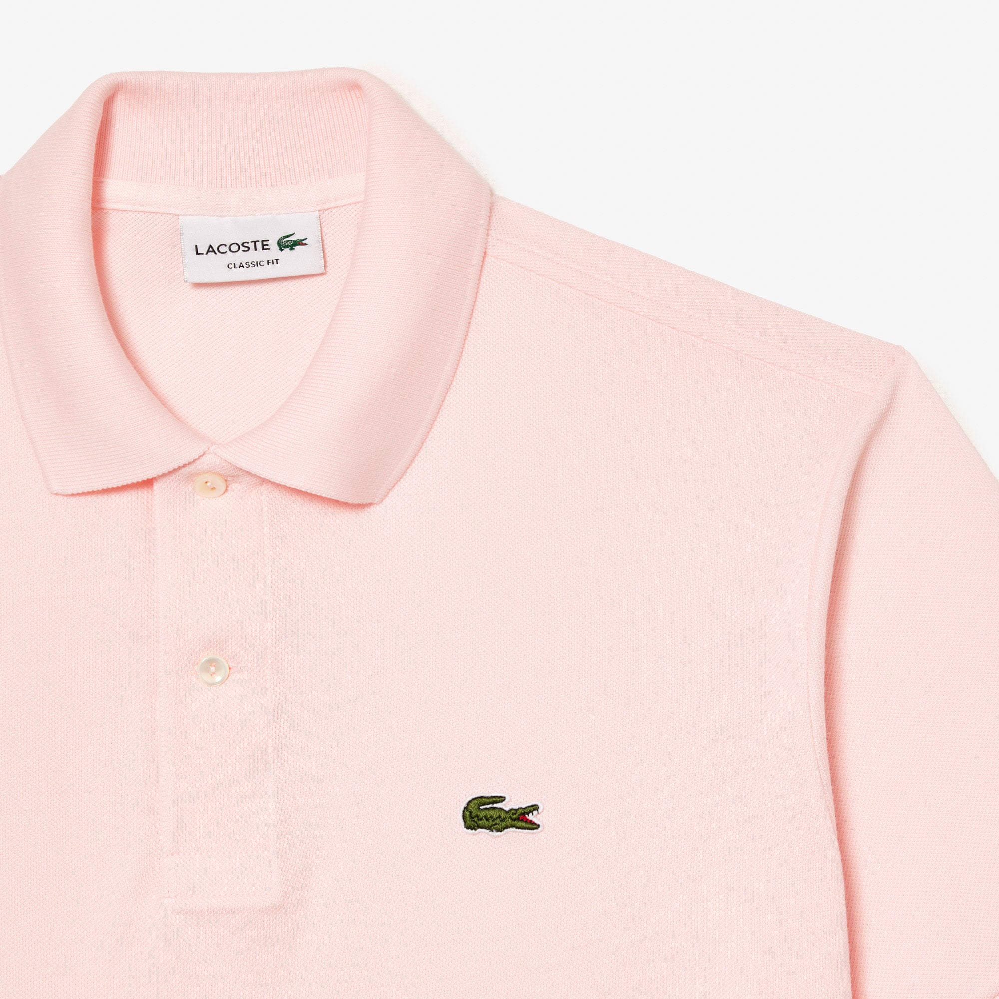 Lacoste L.12.12 Erkek Classic Fit Açık Pembe Polo görsel 6