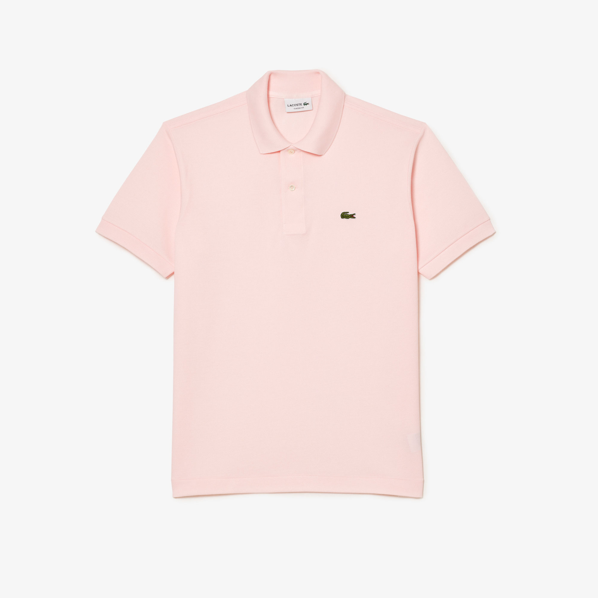 Lacoste L.12.12 Erkek Classic Fit Açık Pembe Polo görsel 4