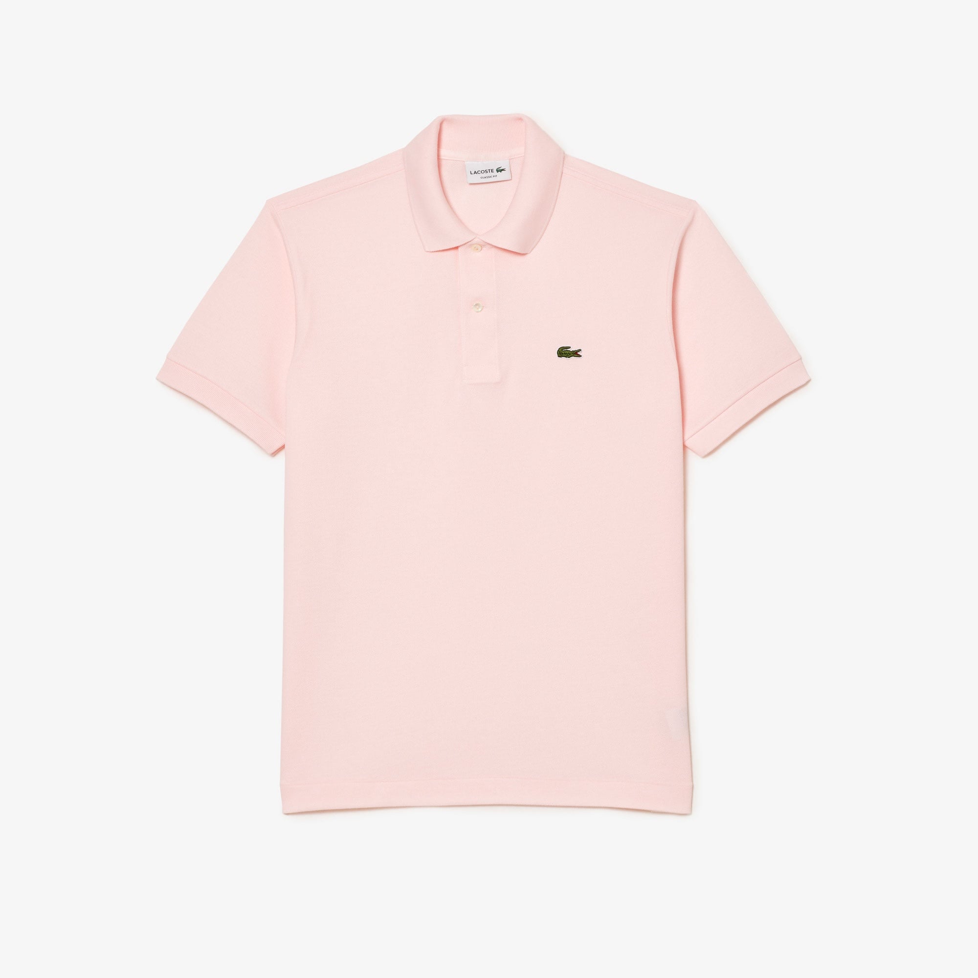 L.12.12 Erkek Classic Fit Açık Pembe Polo