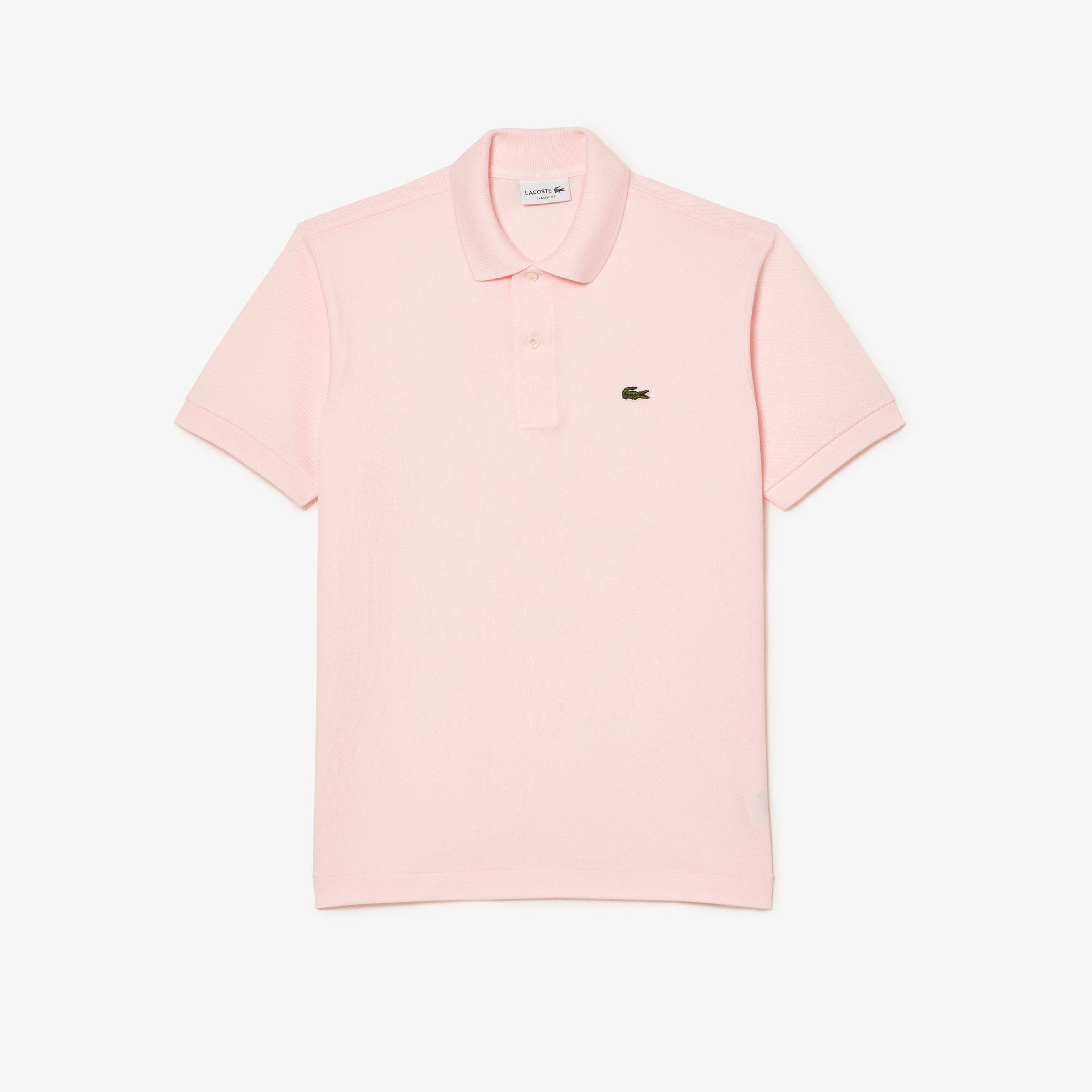 L.12.12 Erkek Classic Fit Açık Pembe Polo