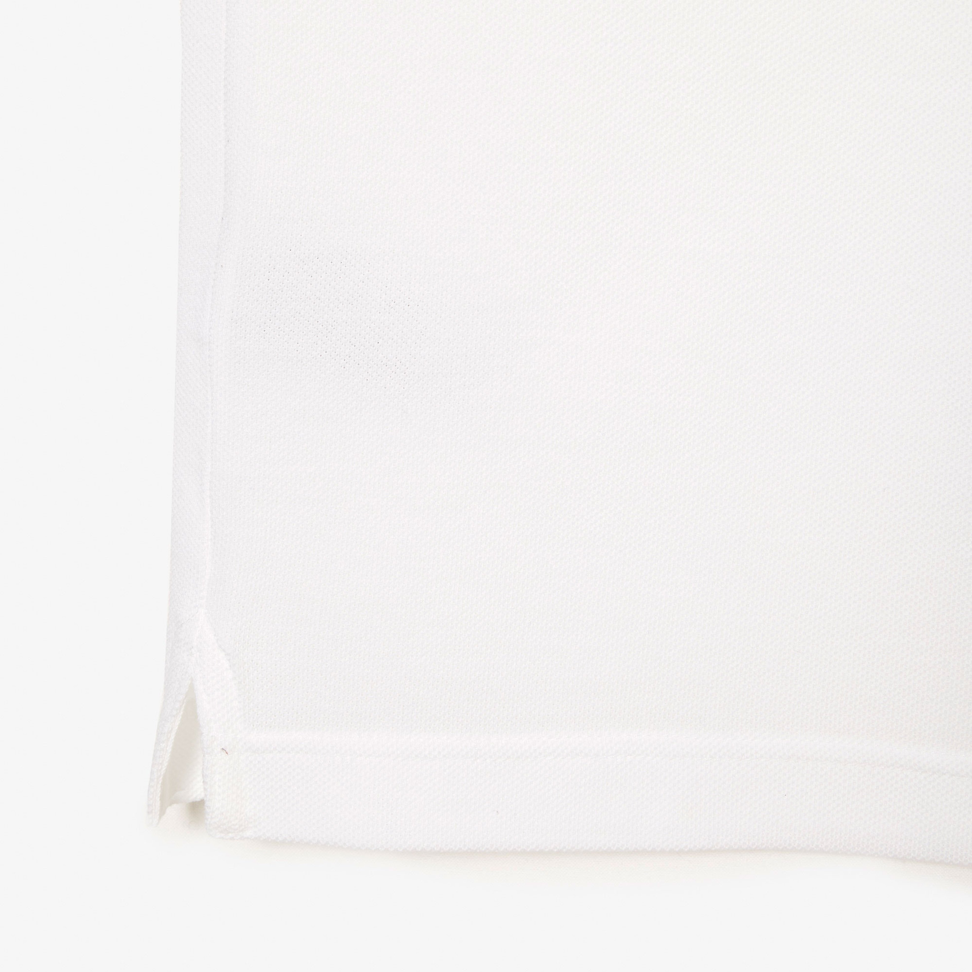 L.12.12 Erkek Slim Fit Beyaz Polo