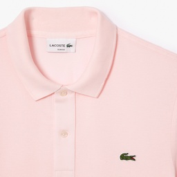 L.12.12 Erkek Slim Fit Açık Pembe Polo Pembe