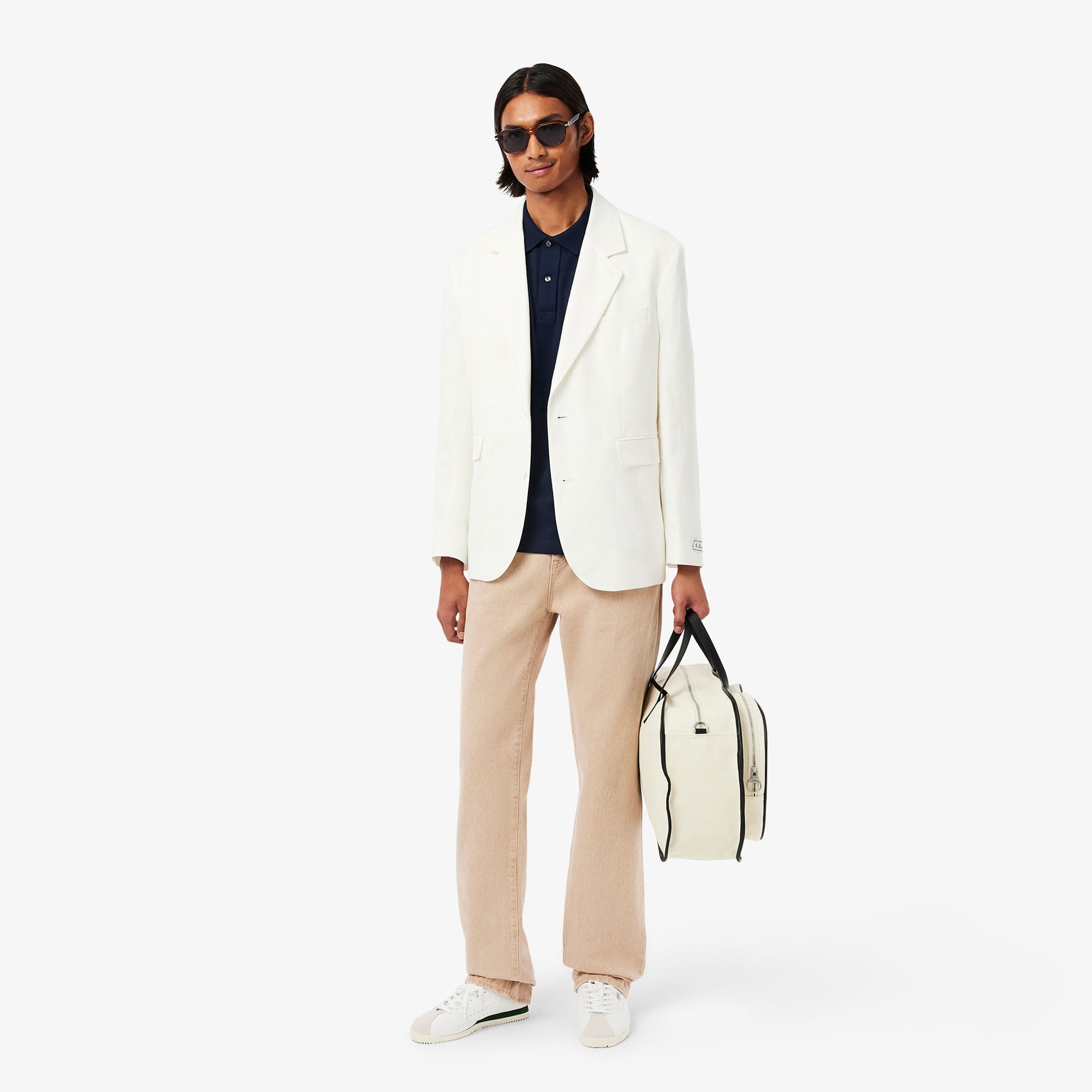 L.12.12 Erkek Slim Fit Lacivert Polo