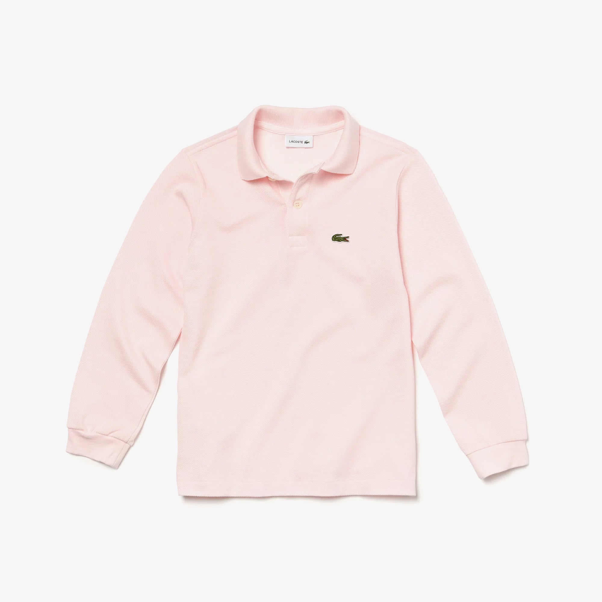 Erkek Çocuk Regular Fit Uzun Kollu Açık Pembe Polo