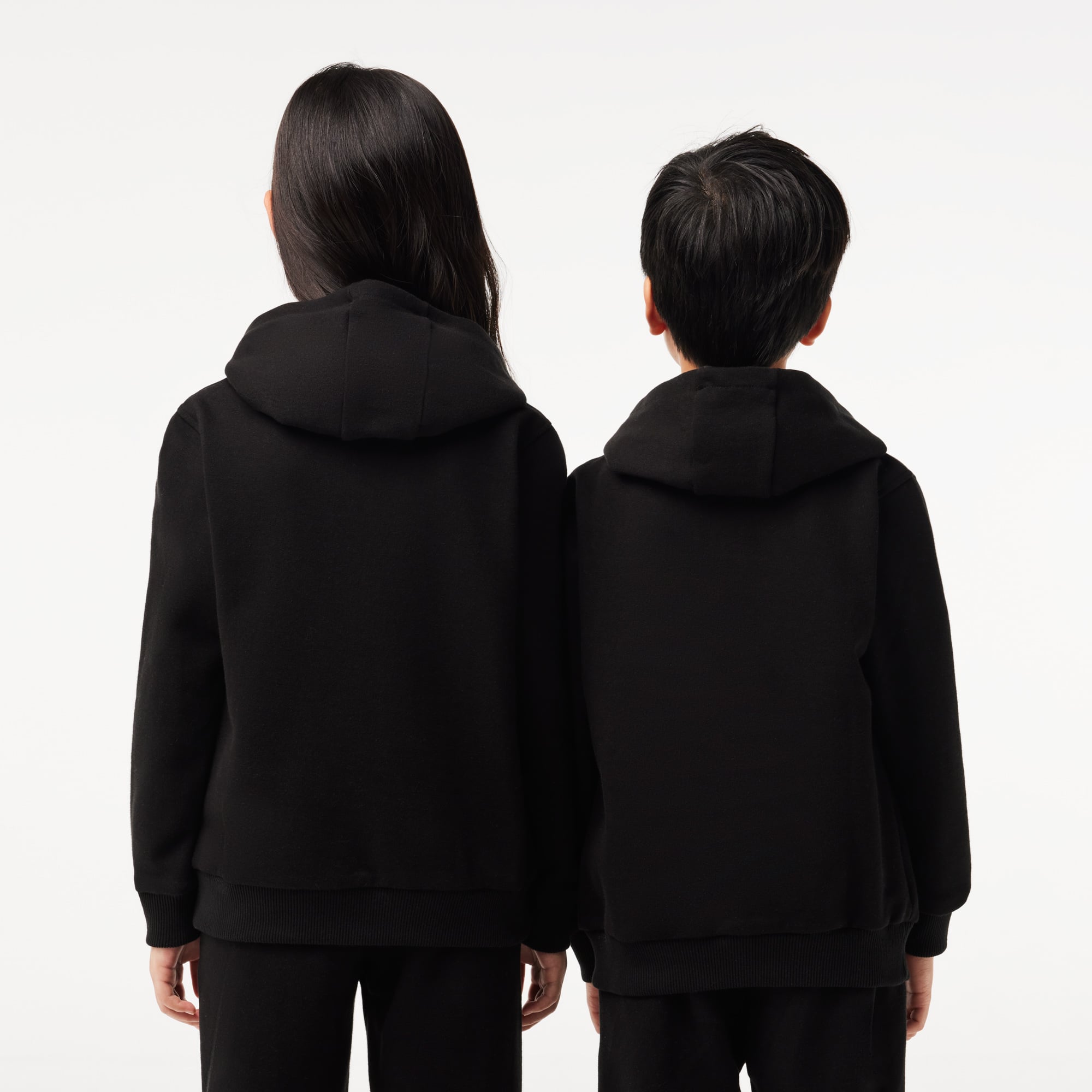 Lacoste Çocuk Kapüşonlu Siyah Sweatshirt görsel 3