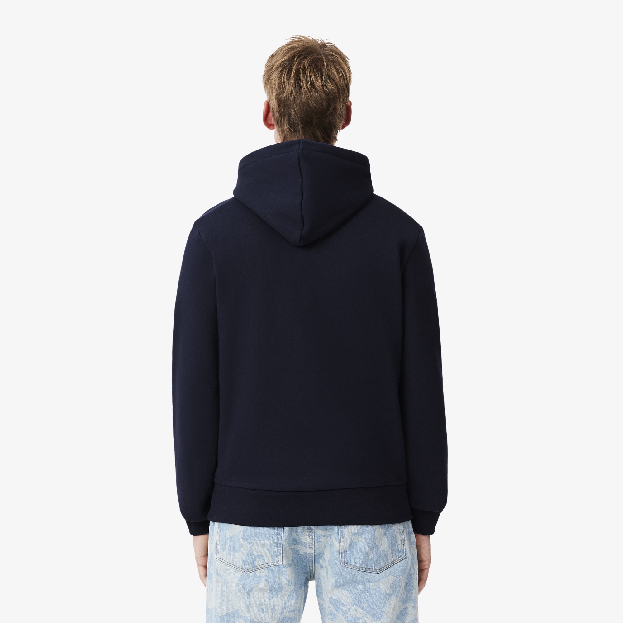 Lacoste Erkek Classic Fit Kapüşonlu Lacivert Sweatshirt