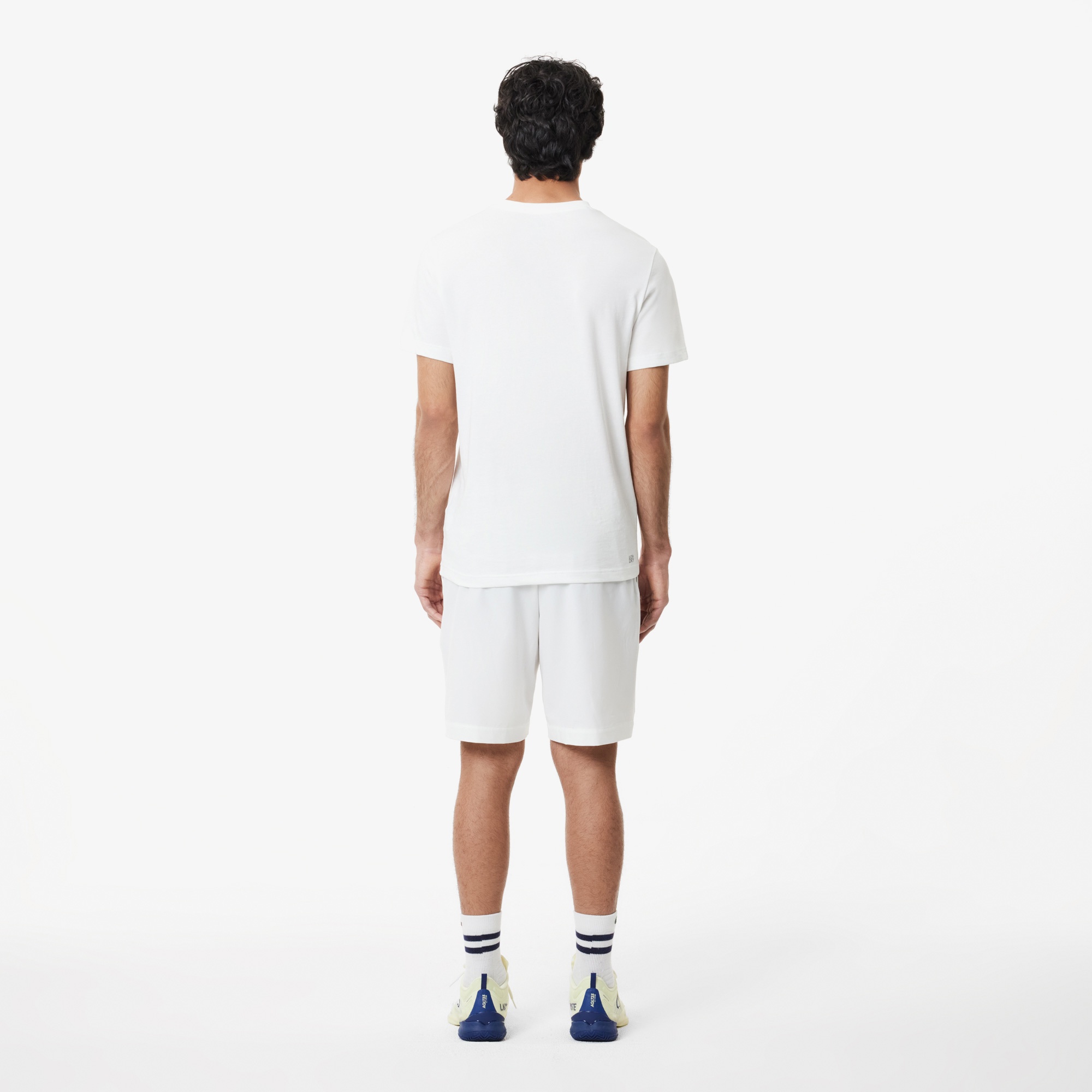 Erkek Regular Fit Beyaz Şort