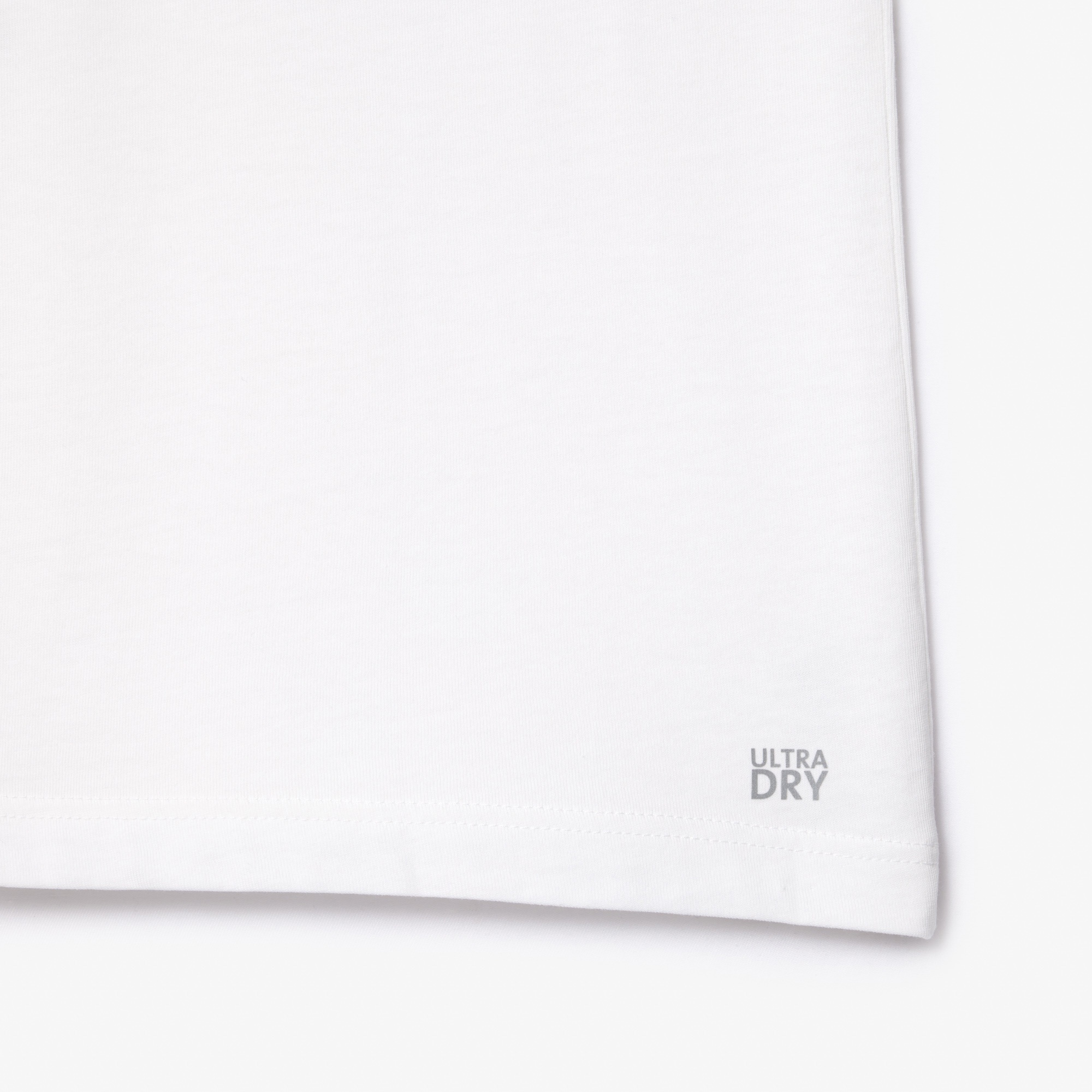 Lacoste x DANIIL MEDVEDEV Erkek Regular Fit Bisiklet Yaka Baskılı Beyaz T-Shirt