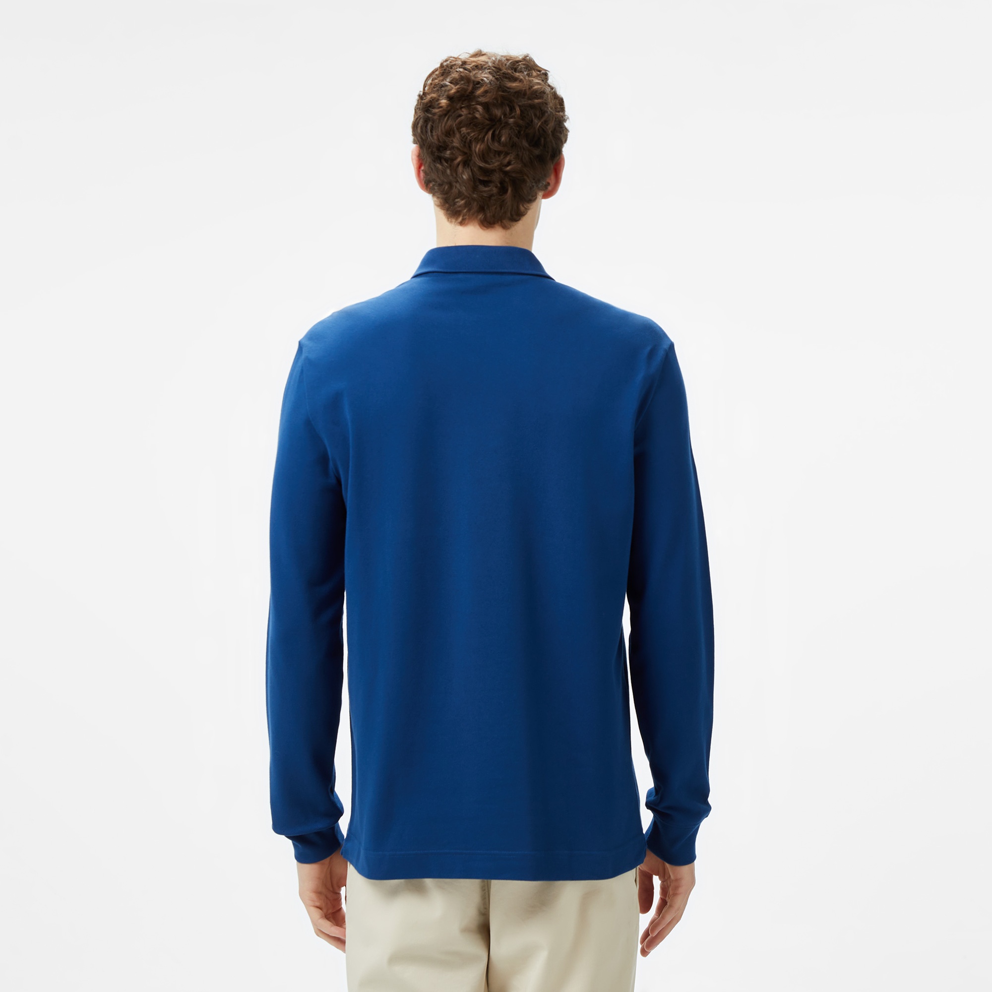 Lacoste Paris Erkek Regular Fit Uzun Kollu Lacivert Polo
