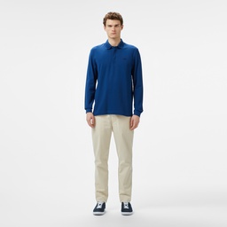 Lacoste Paris Erkek Regular Fit Uzun Kollu Lacivert Polo Lacivert