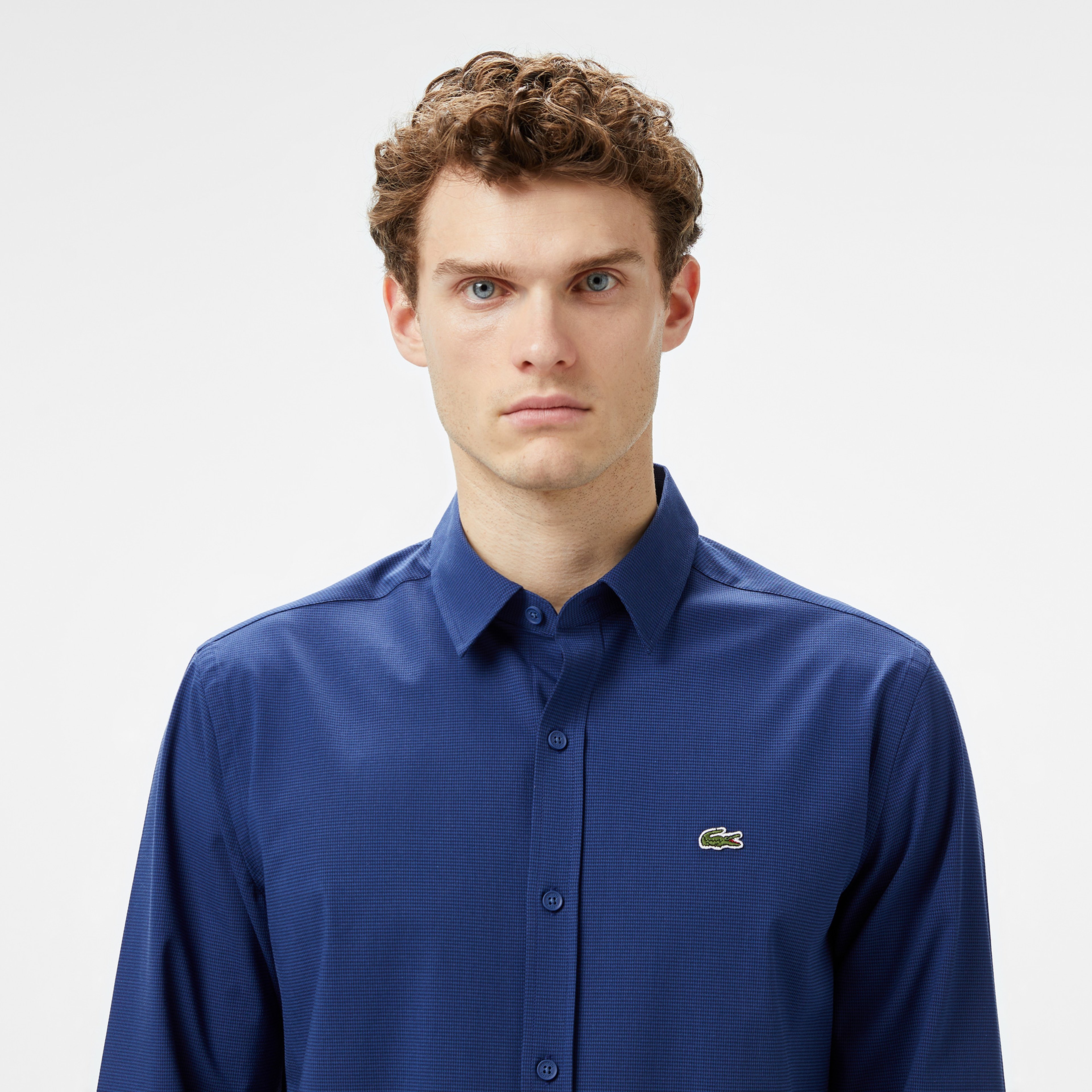 Erkek Regular Fit Lacivert Gömlek