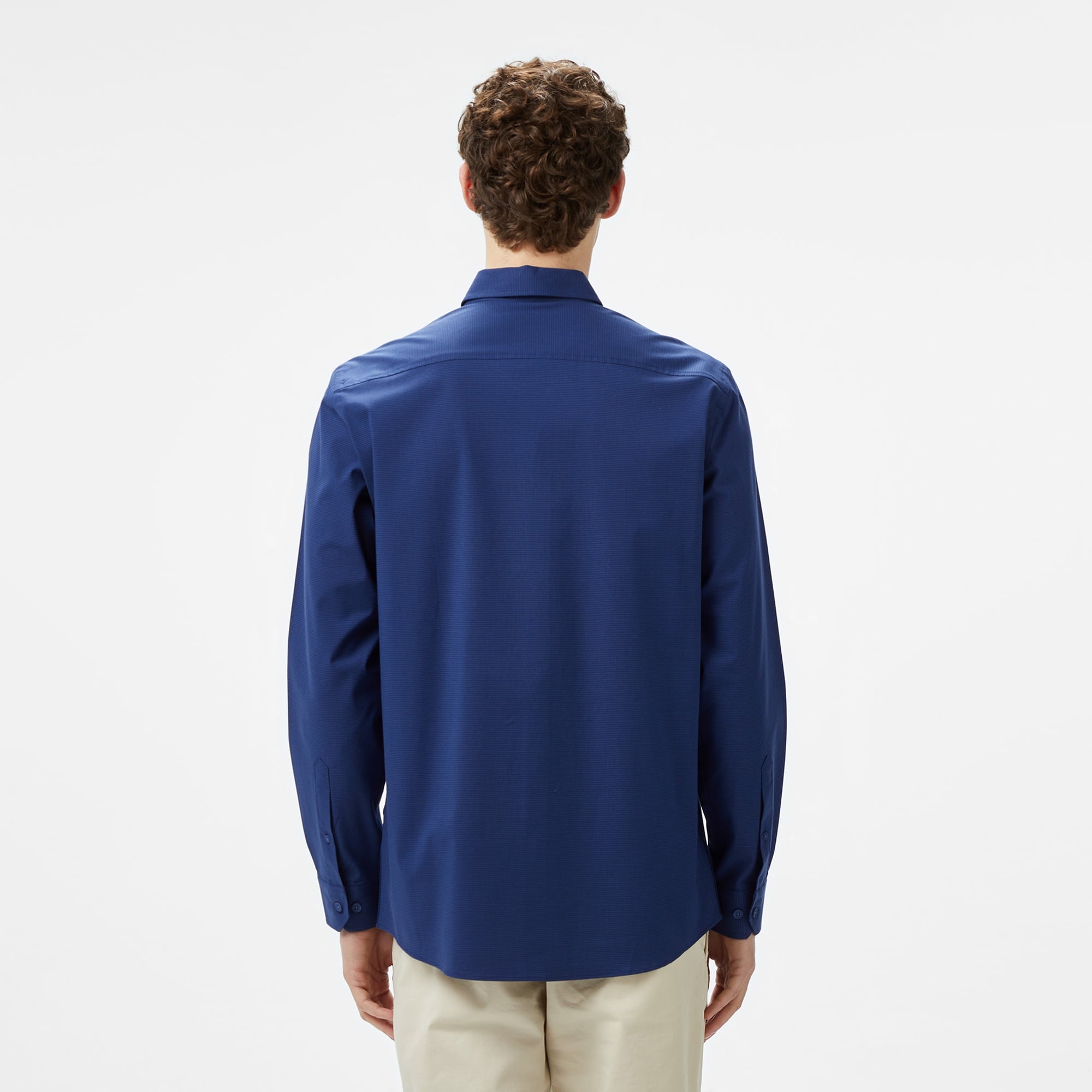 Erkek Regular Fit Lacivert Gömlek