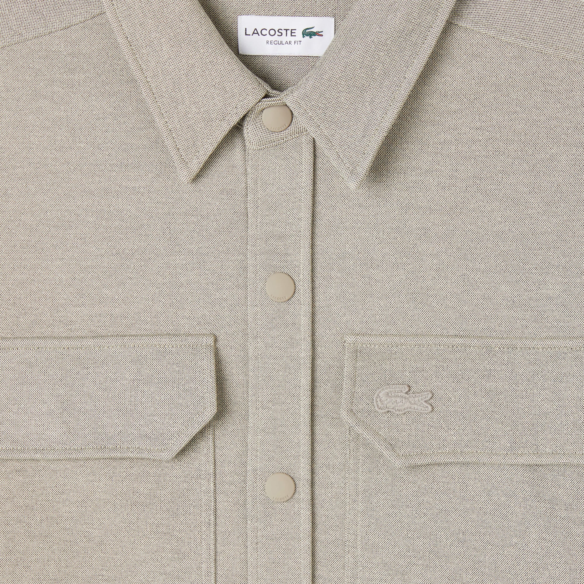 Lacoste Erkek Regular Fit Bej Gömlek görsel 2