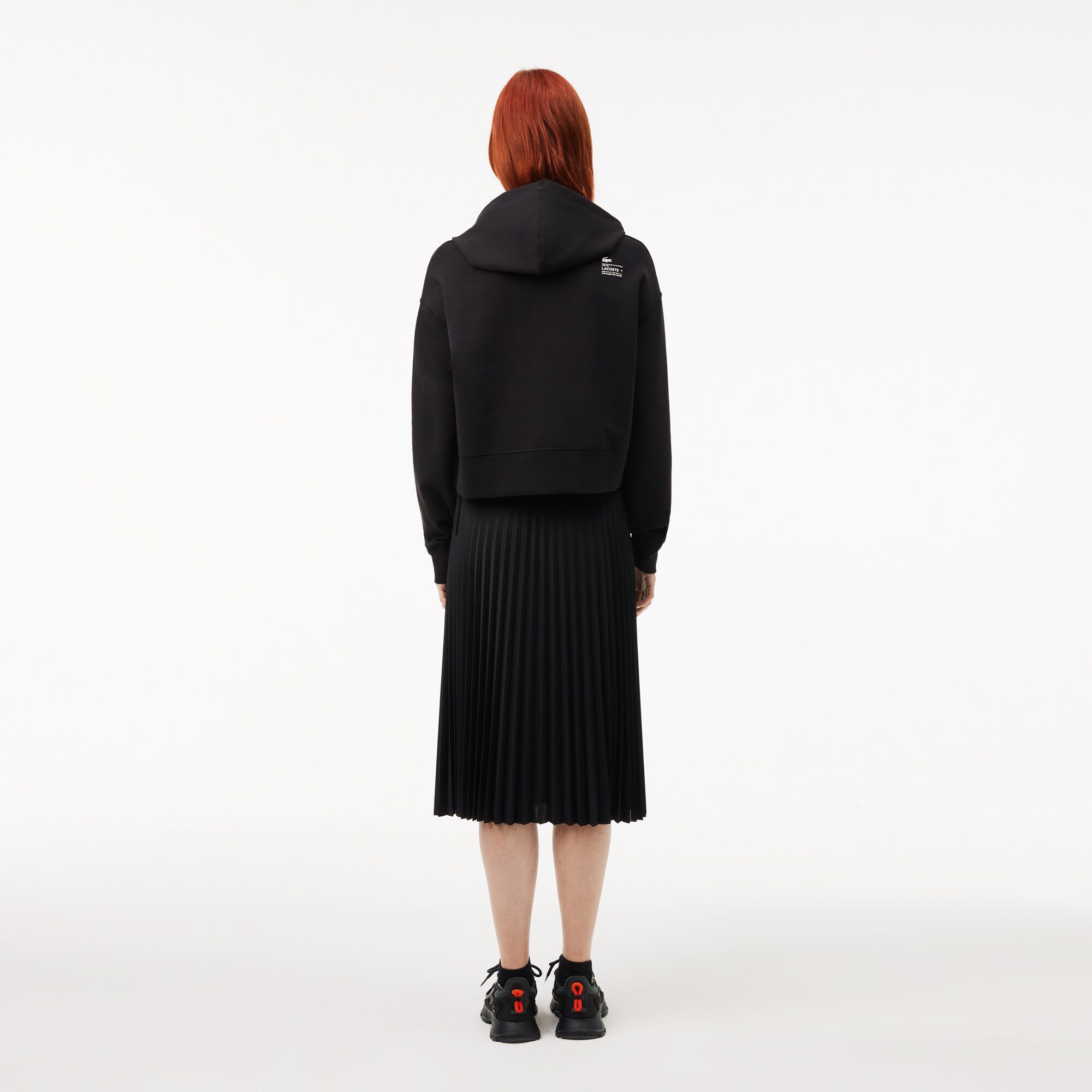 Lacoste Kadın Flare Fit Siyah Etek