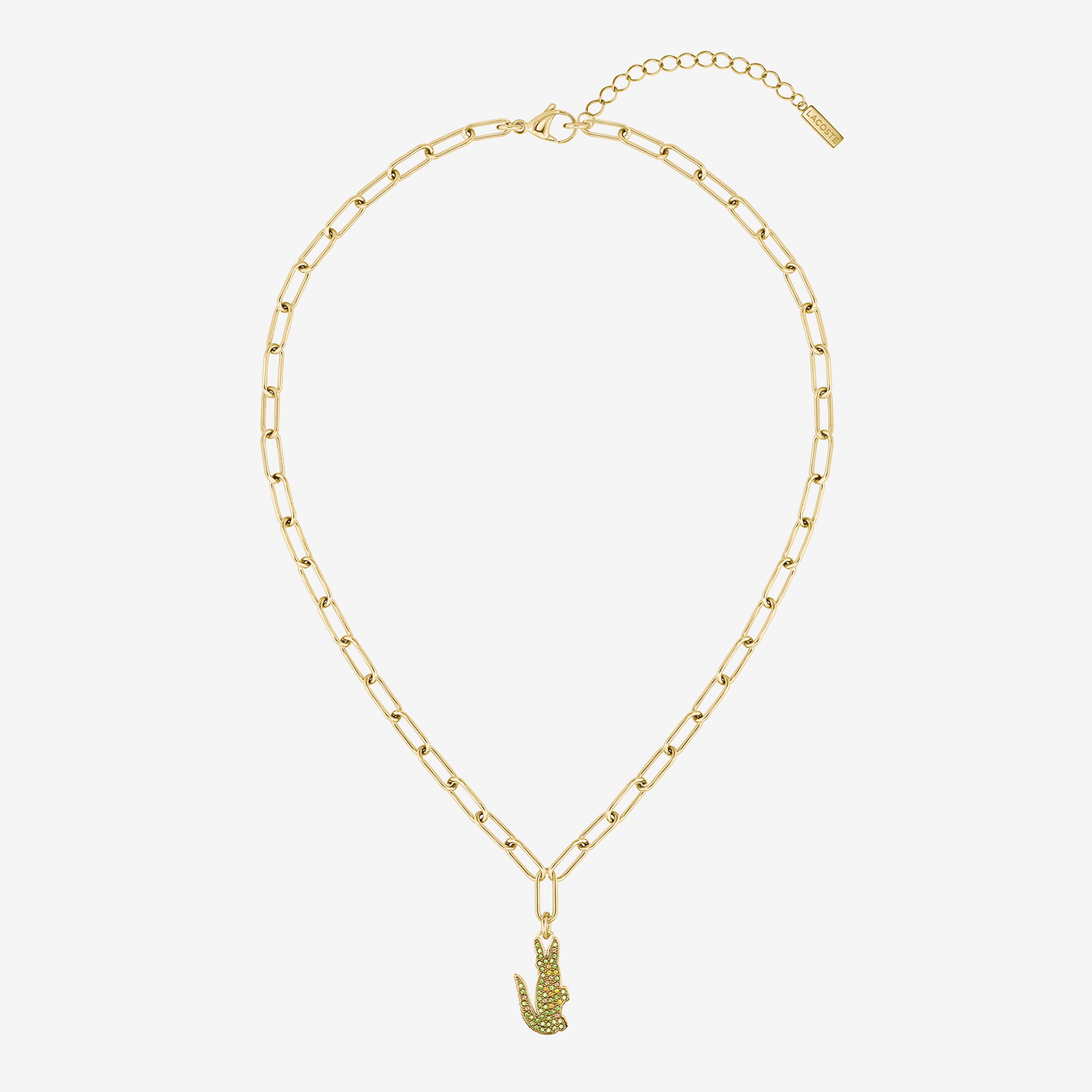 Crocodile Kadın Sarı Kolye