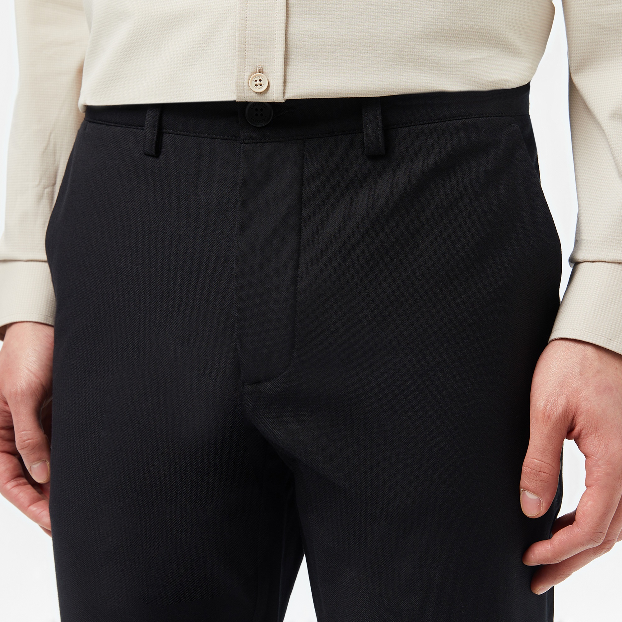 Lacoste Erkek Slim Fit Siyah Pantolon