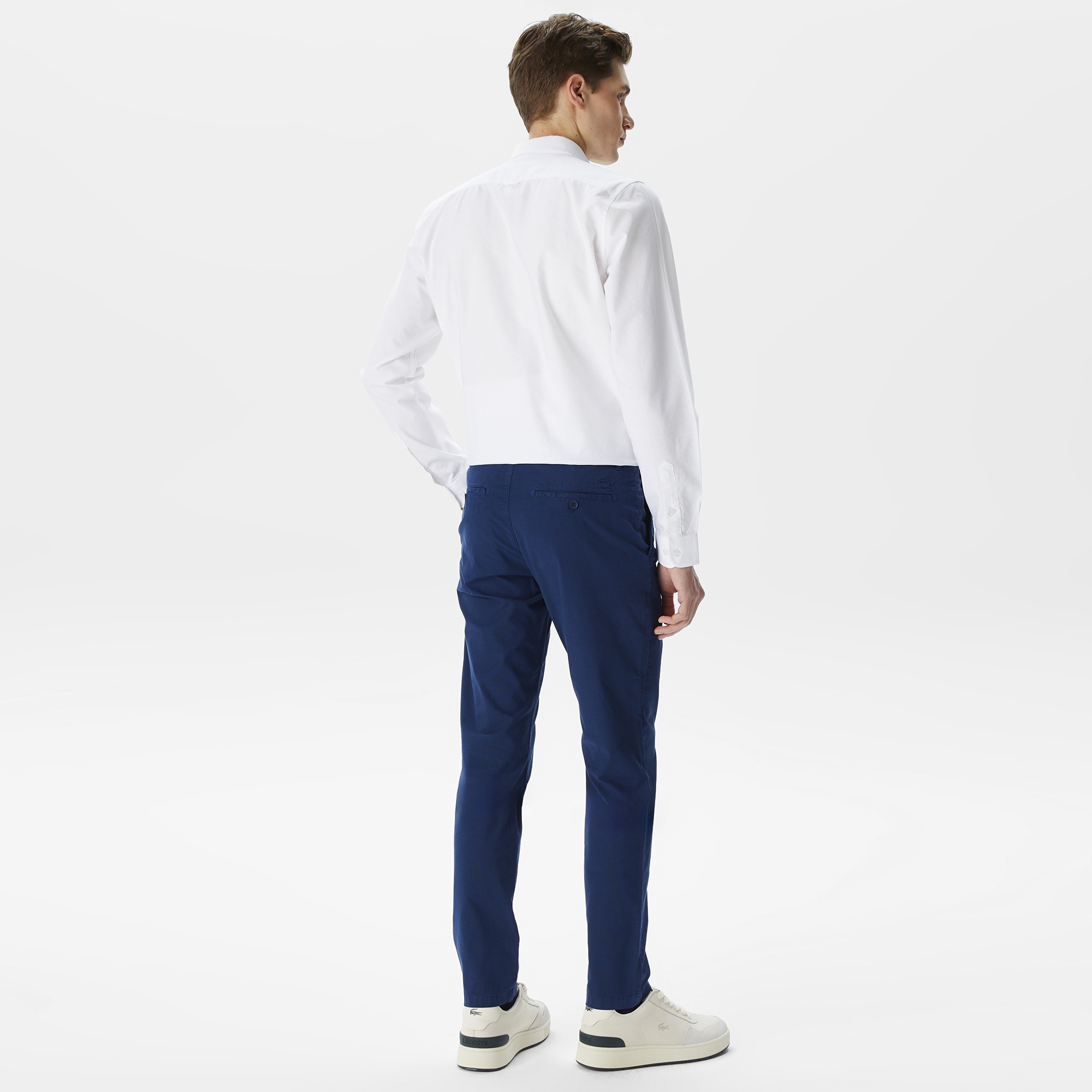 Lacoste Erkek Slim Fit Lacivert Pantolon