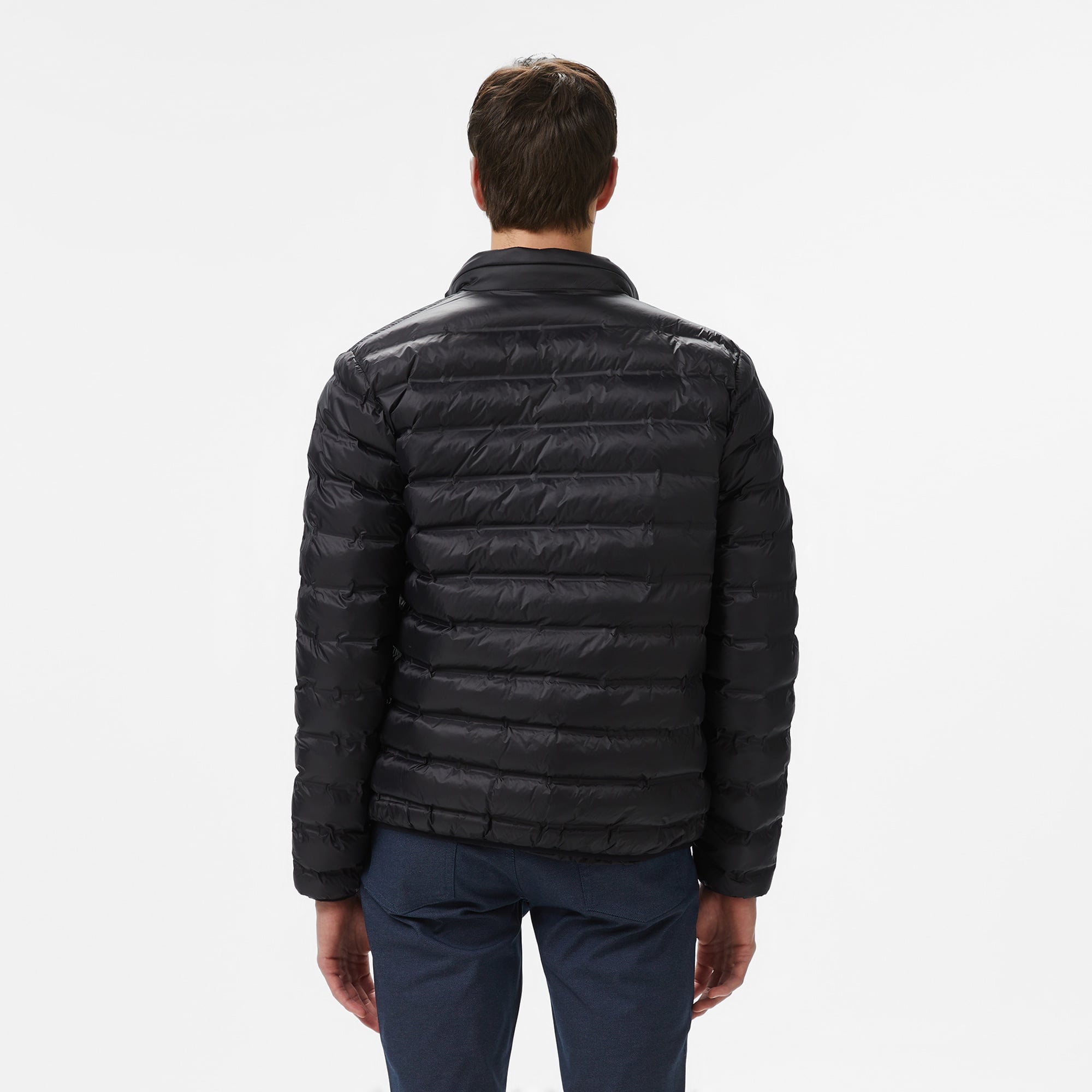 Lacoste Erkek Kapüşonlu Siyah Mont