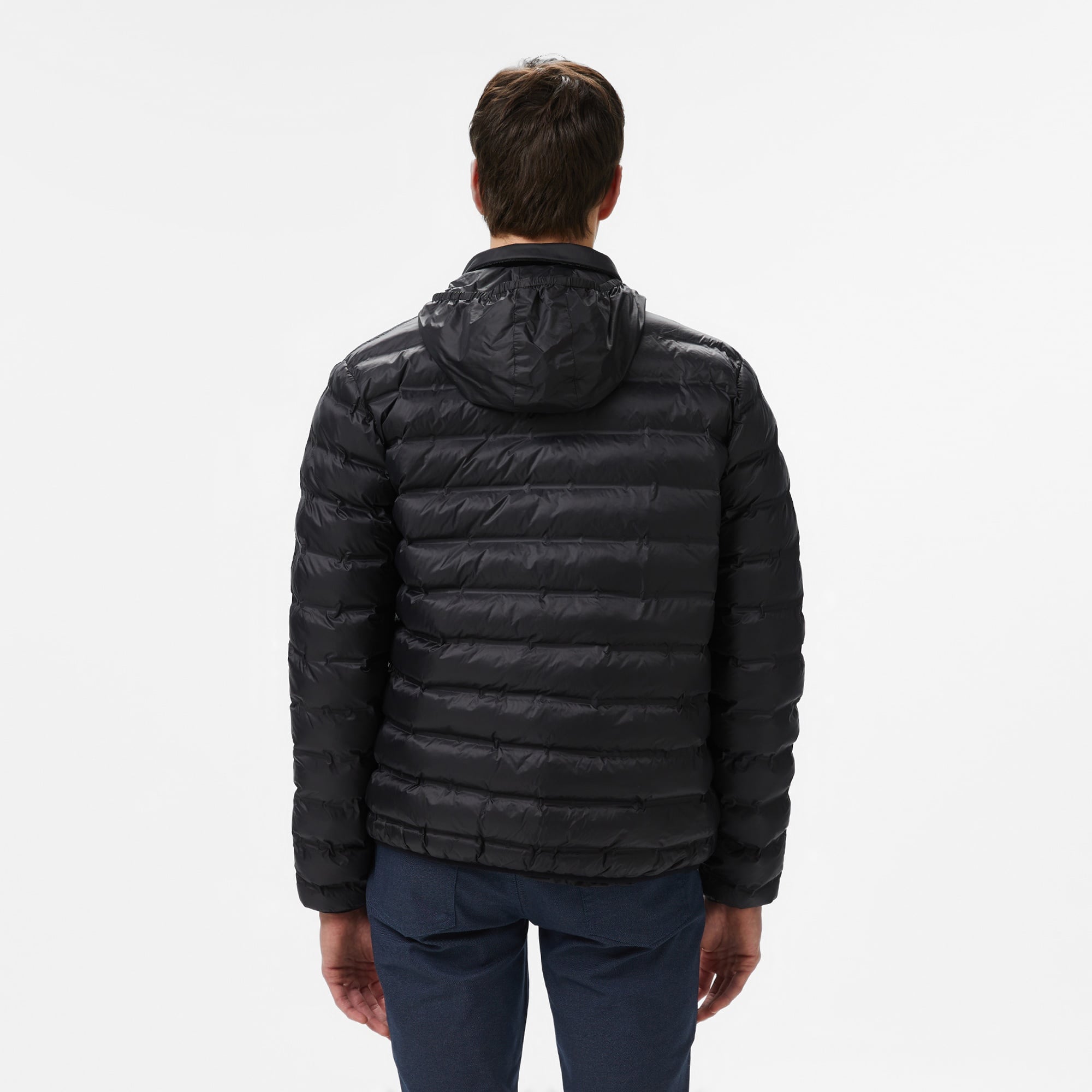 Lacoste Erkek Kapüşonlu Siyah Mont