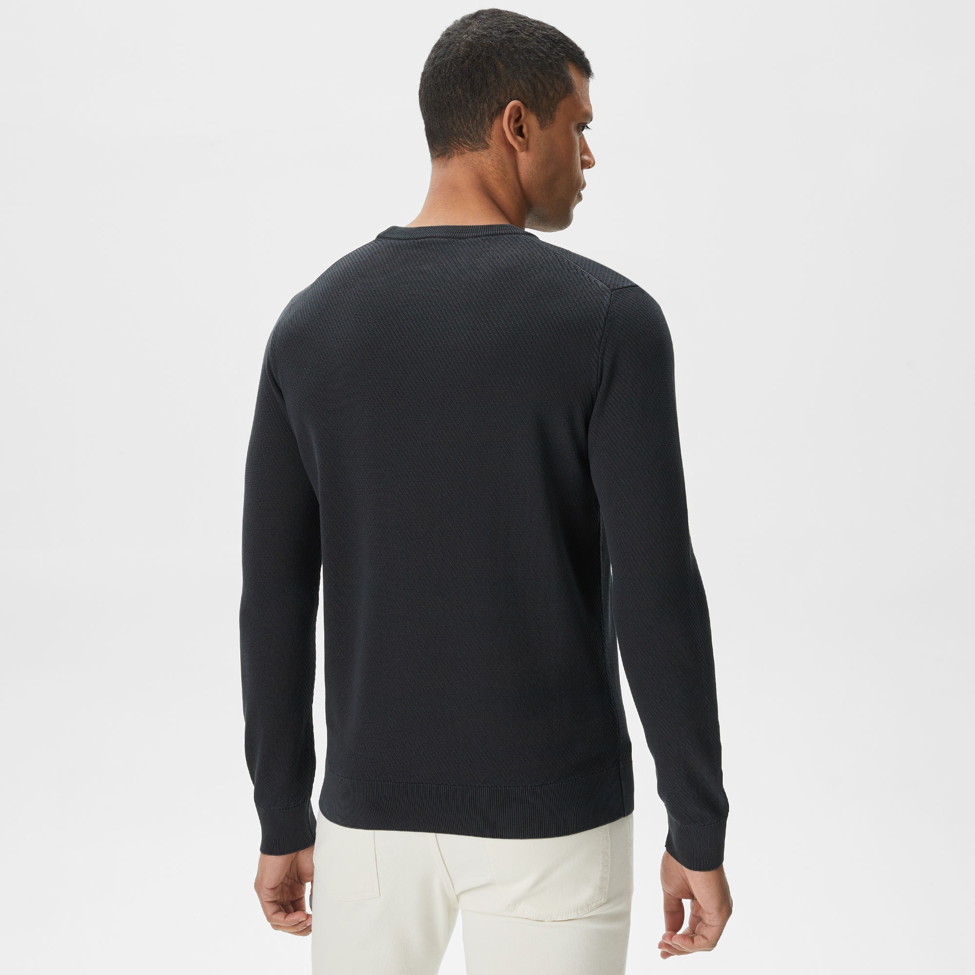 Lacoste Erkek Regular Fit Bisiklet Yaka Siyah Kazak