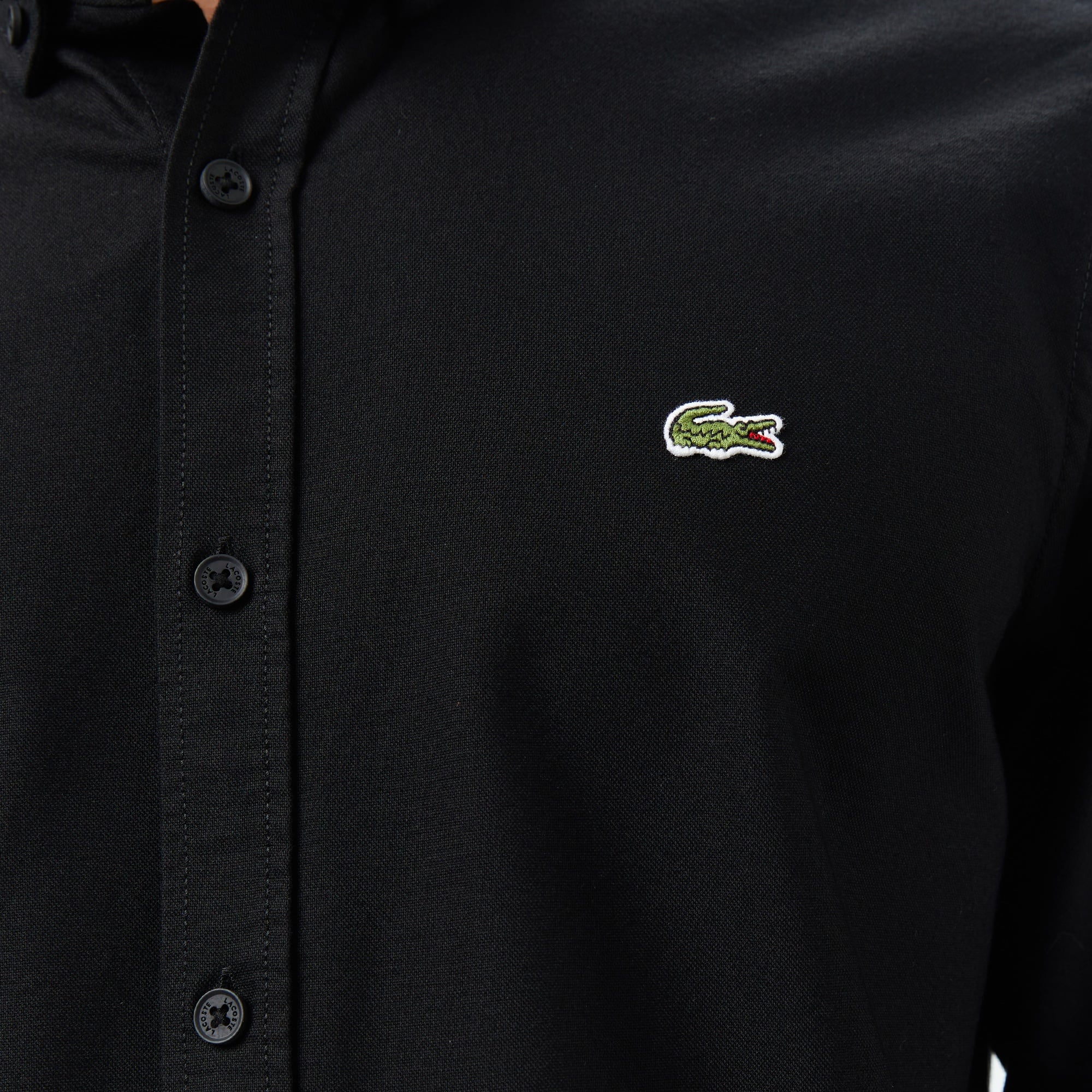 Erkek Slim Fit Siyah Gömlek