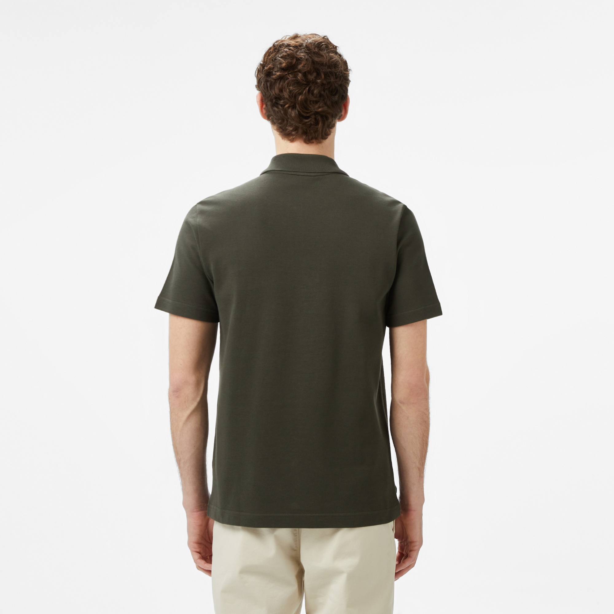 Lacoste Erkek Relaxed Fit Haki Polo