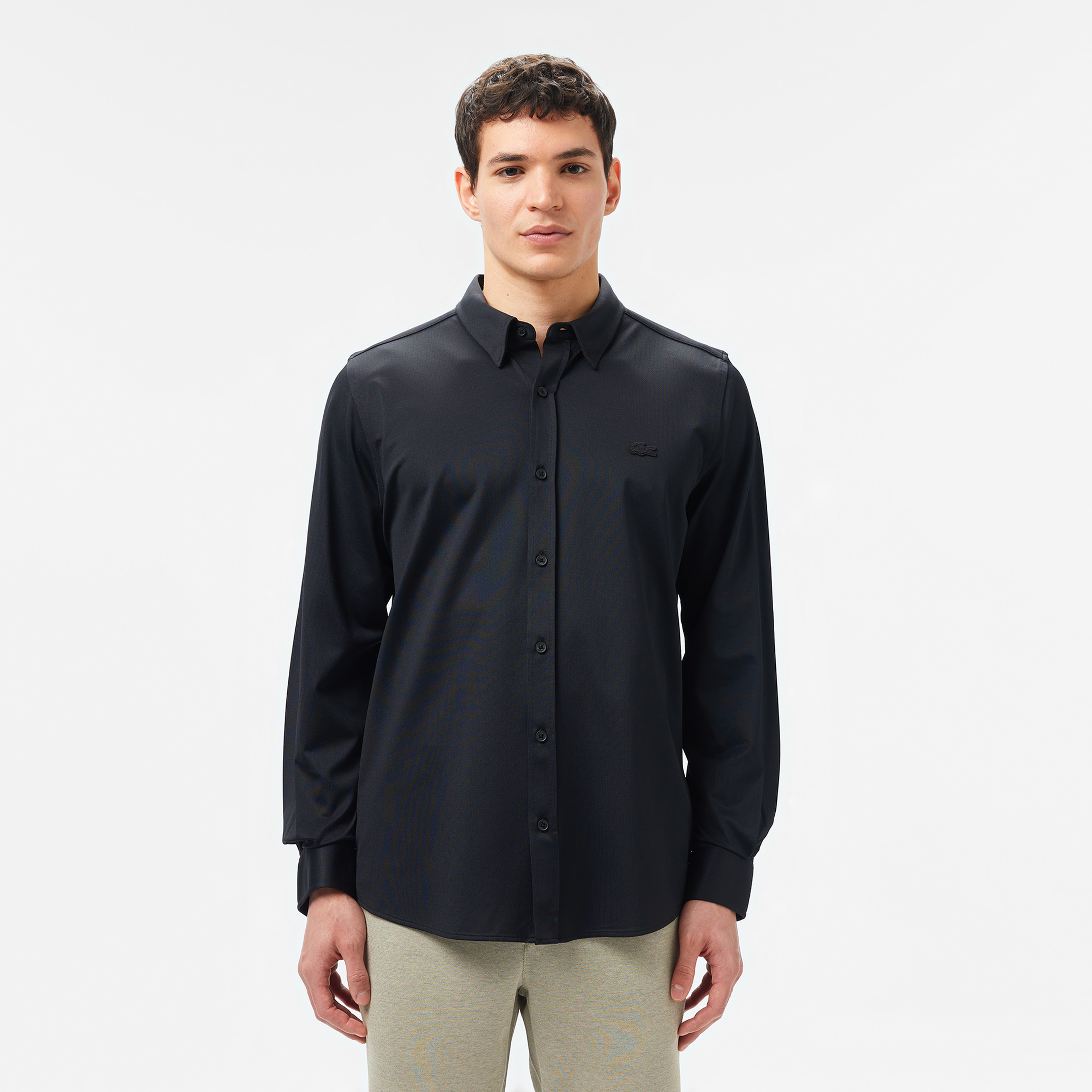 Erkek Slim Fit Siyah Gömlek Erkek Slim Fit Siyah Gömlek