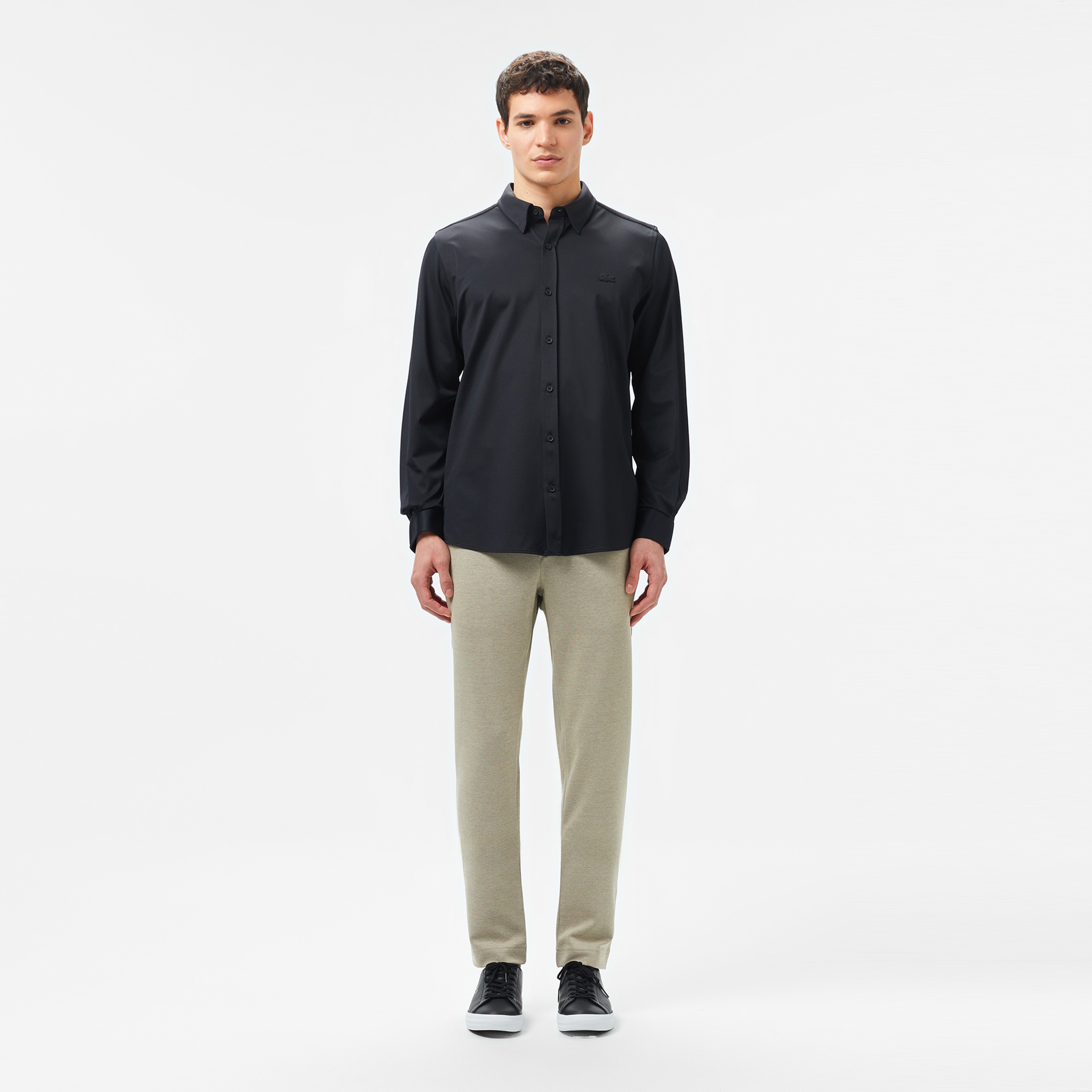 Erkek Slim Fit Siyah Gömlek Erkek Slim Fit Siyah Gömlek