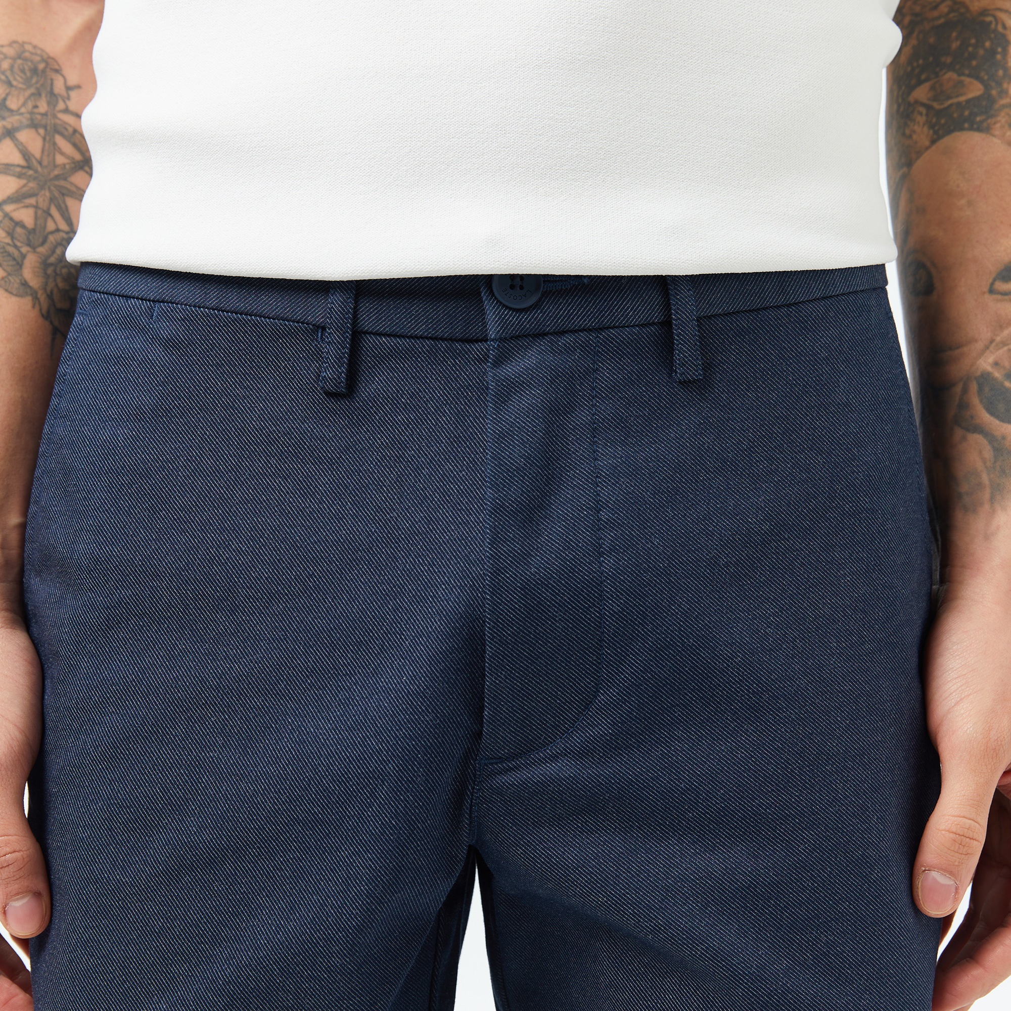 Lacoste Erkek Slim Fit Lacivert Bermuda Şort