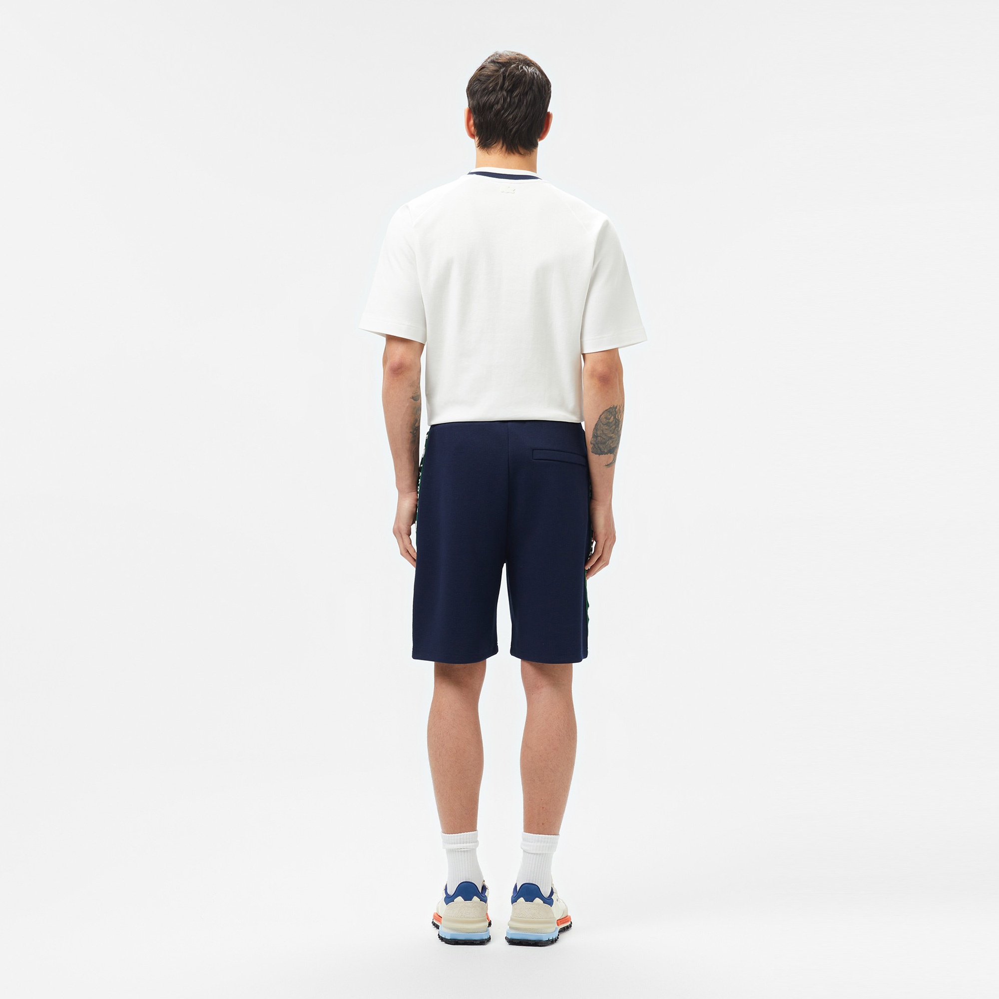 Lacoste Erkek Regular Fit Baskılı Lacivert Şort