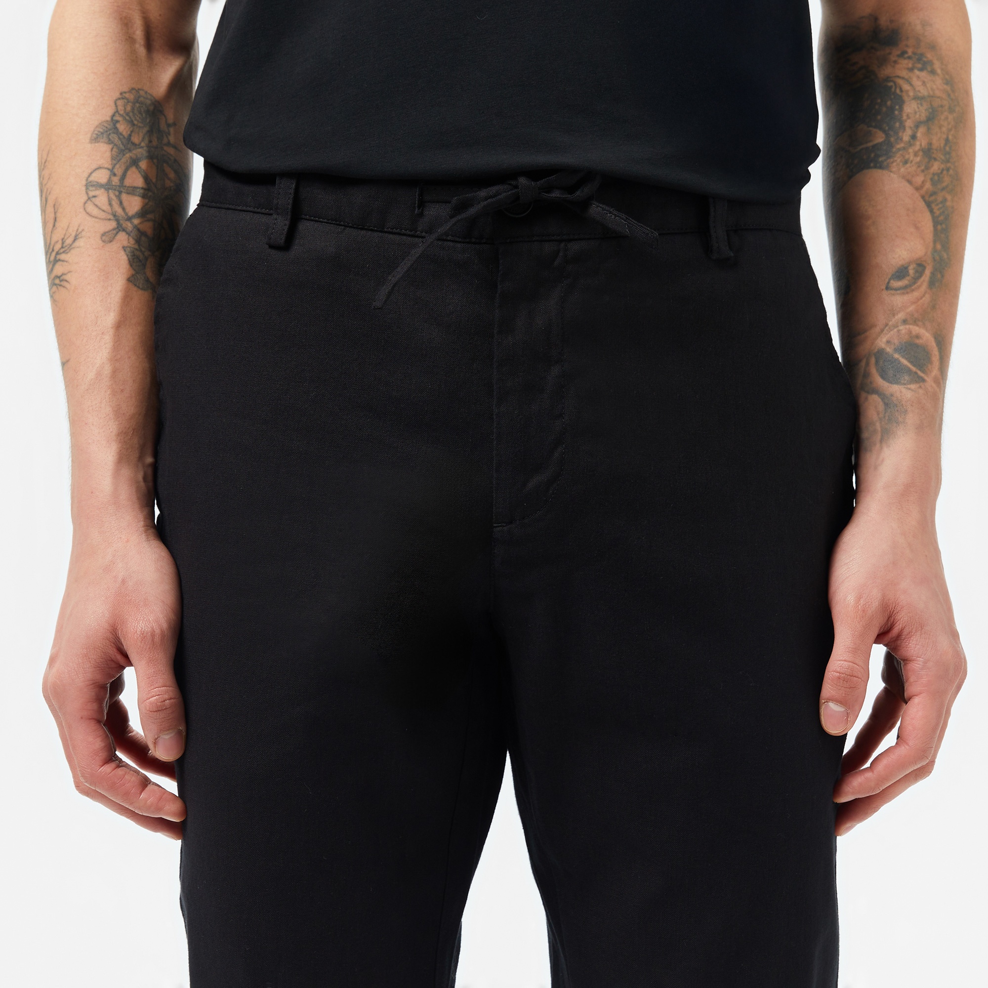 Lacoste Erkek Slim Fit Siyah Pantolon