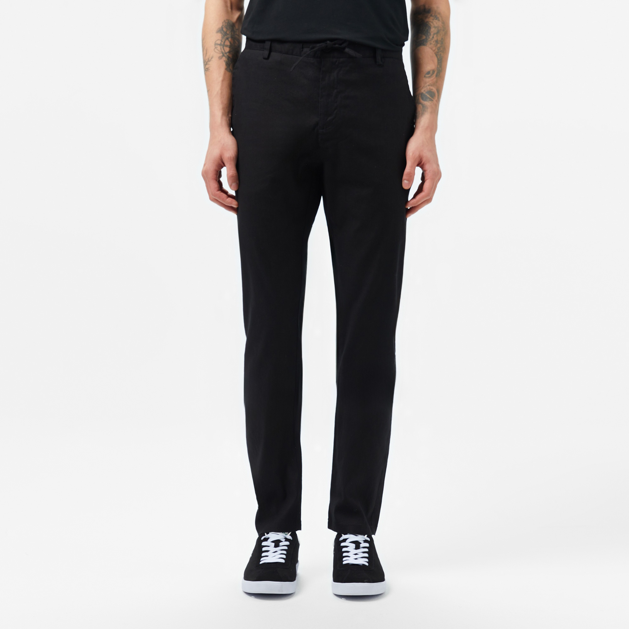 Lacoste Erkek Slim Fit Siyah Pantolon