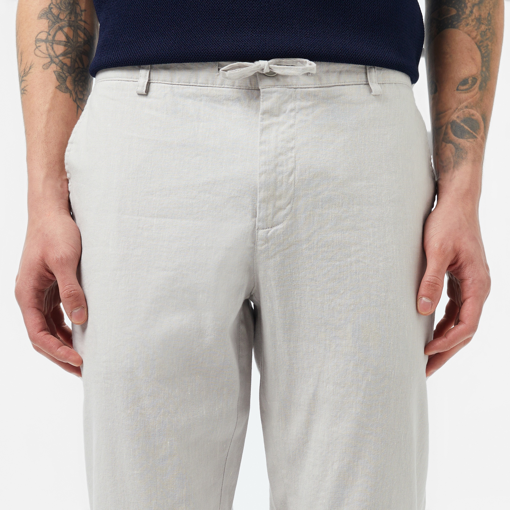 Lacoste Erkek Slim Fit Gri Pantolon