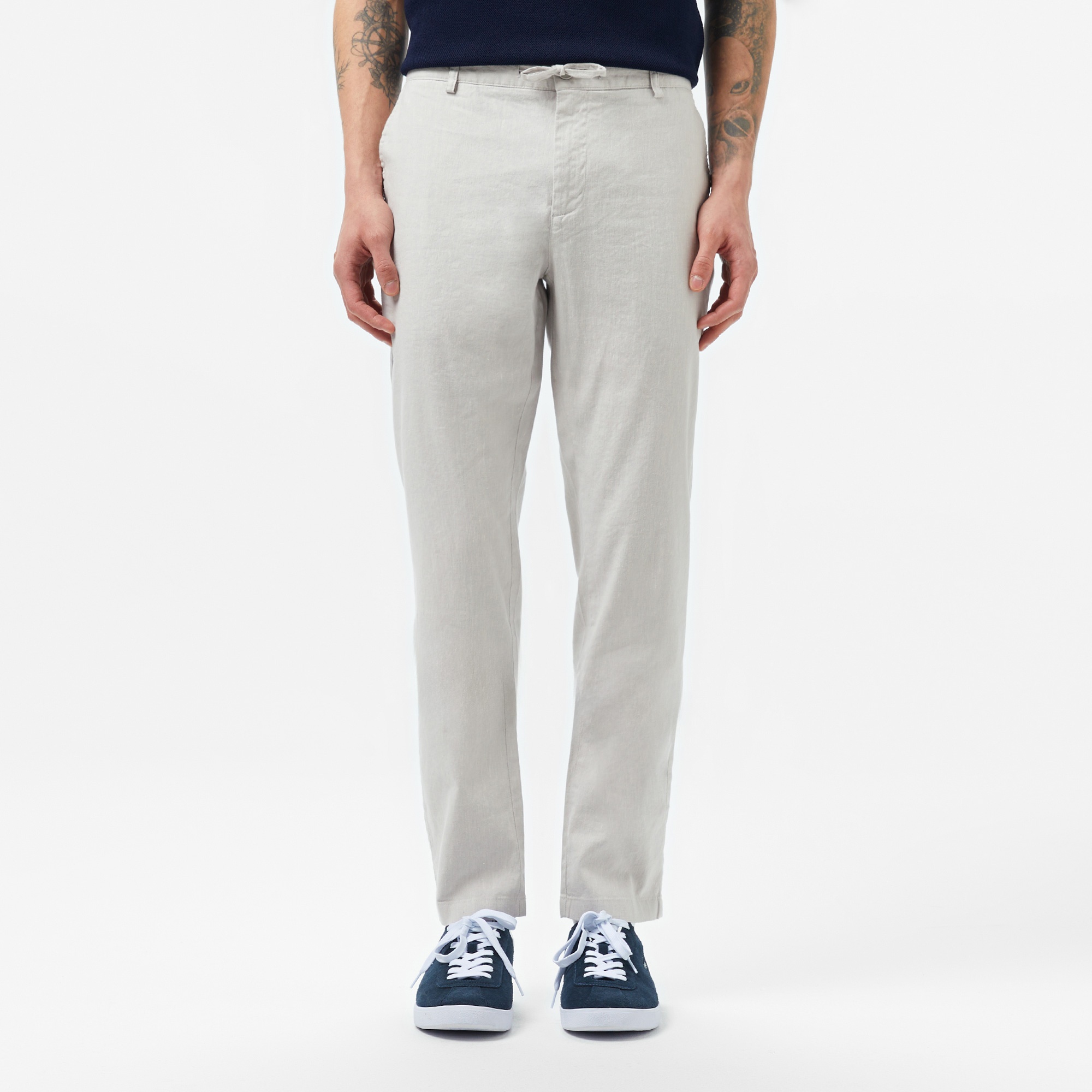 Lacoste Erkek Slim Fit Gri Pantolon