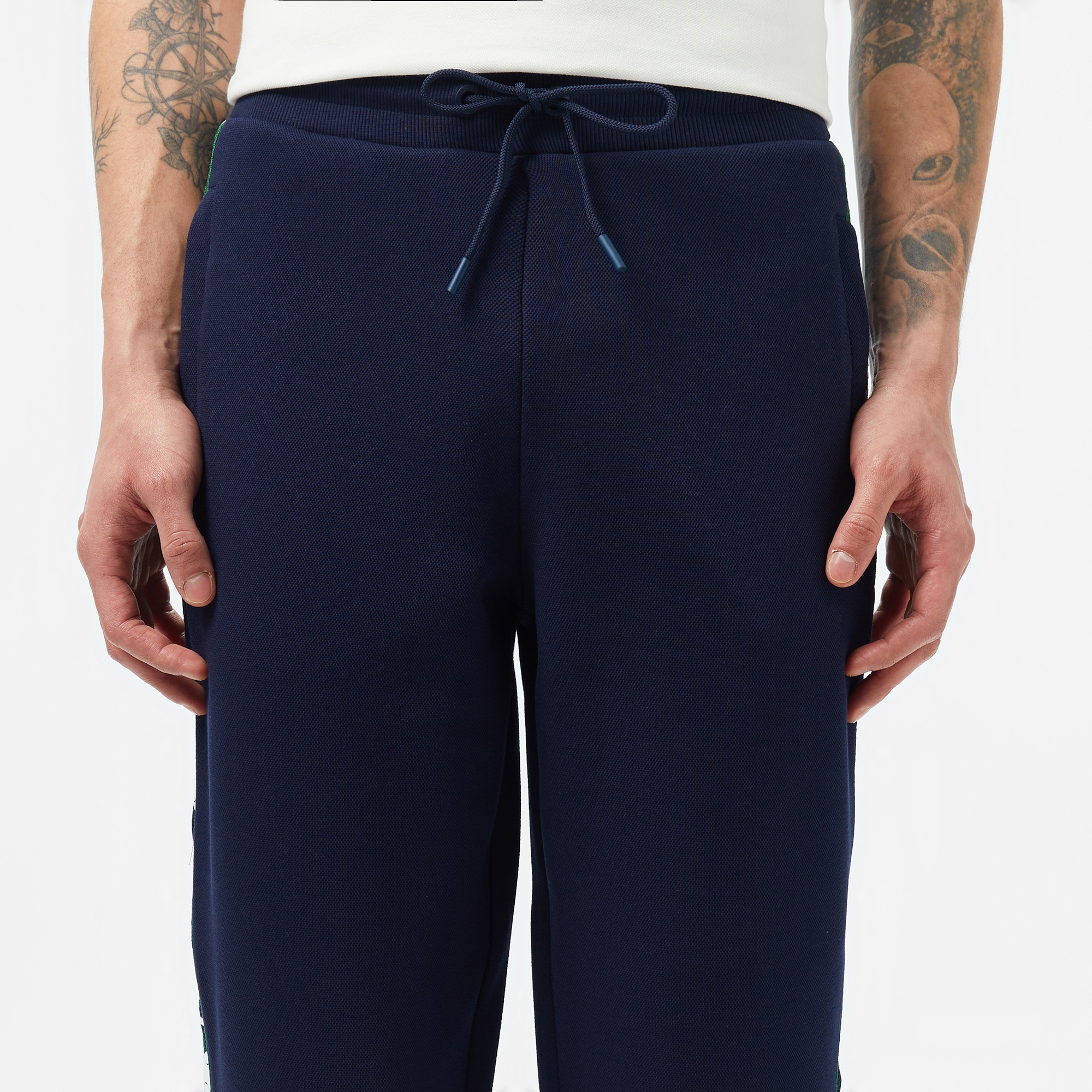 Lacoste Erkek Regular Fit Baskılı Lacivert Eşofman Altı