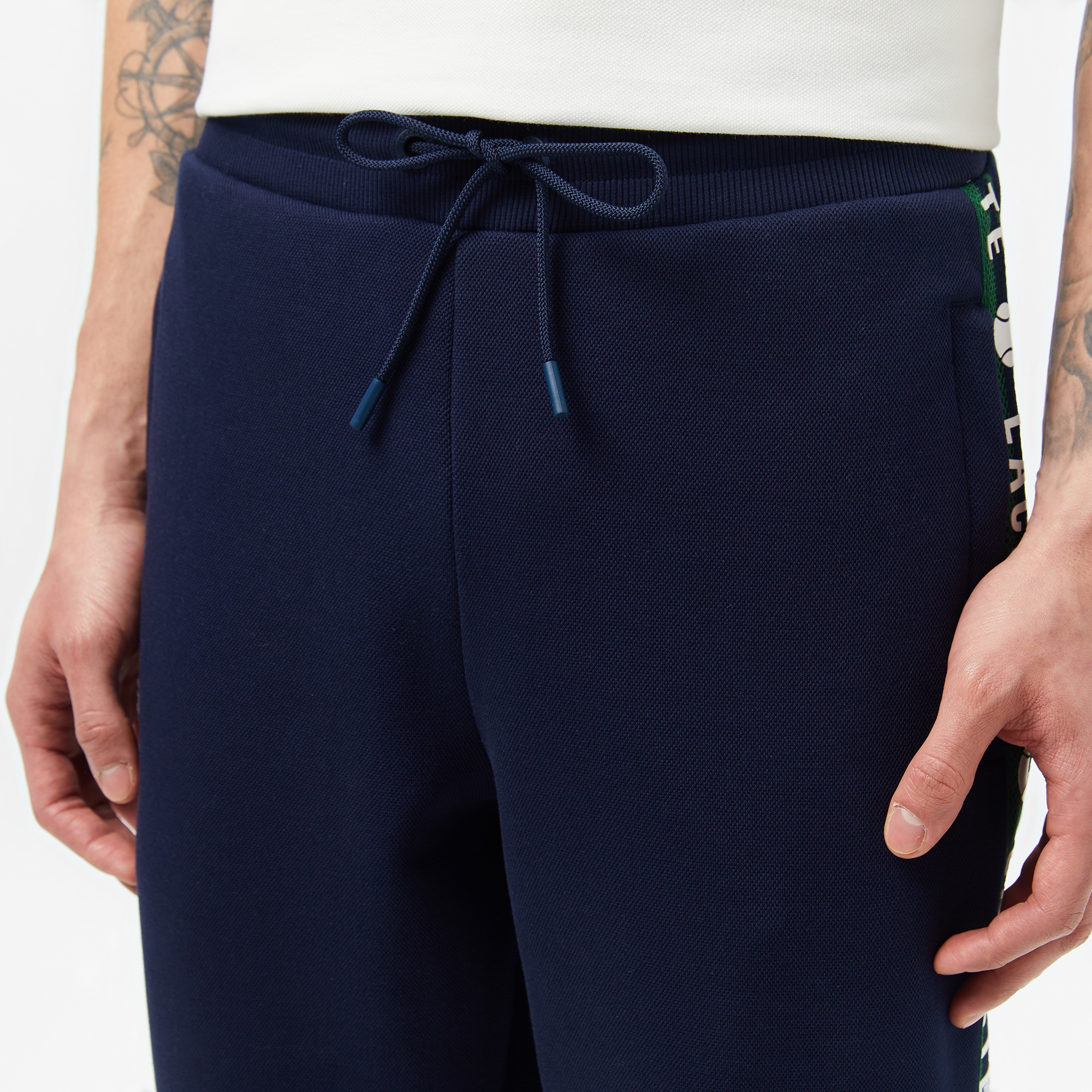 Lacoste Erkek Regular Fit Baskılı Lacivert Eşofman Altı