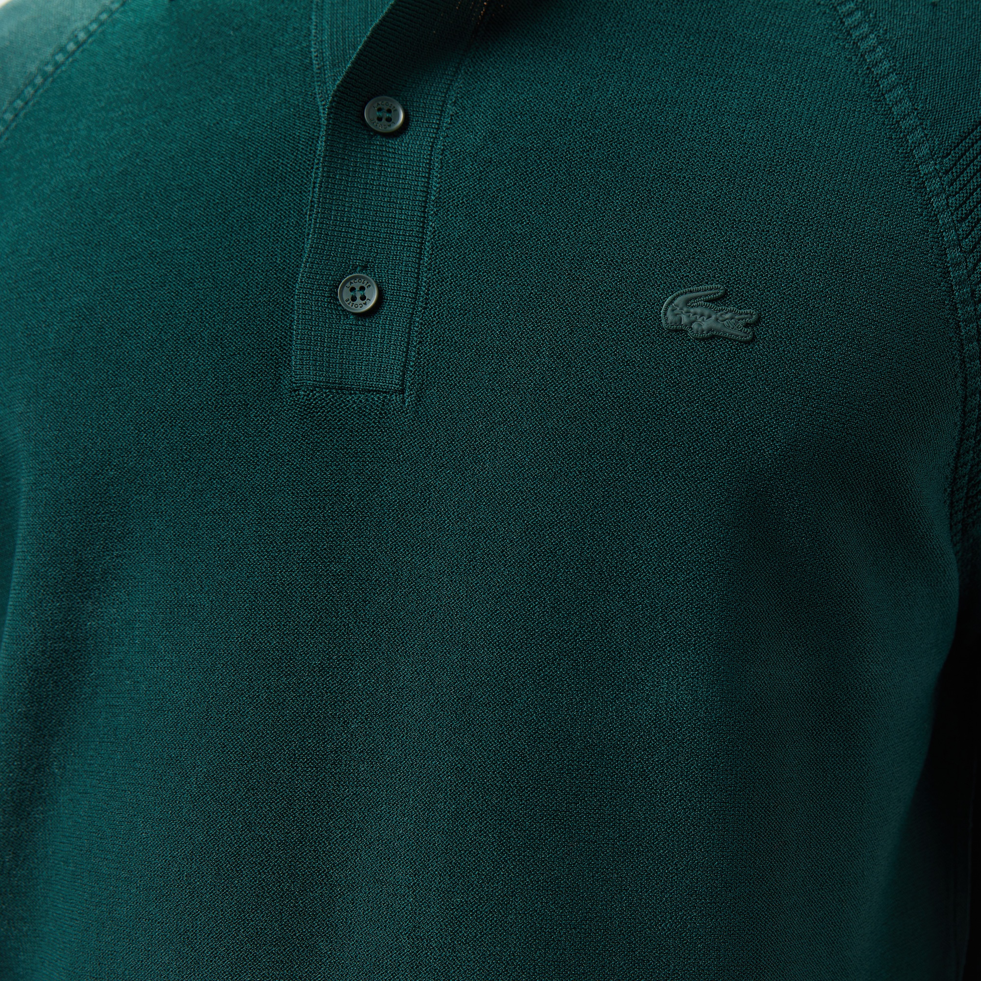 Lacoste Erkek Regular Fit Kısa Kollu Polo Yaka Koyu Yeşil Triko