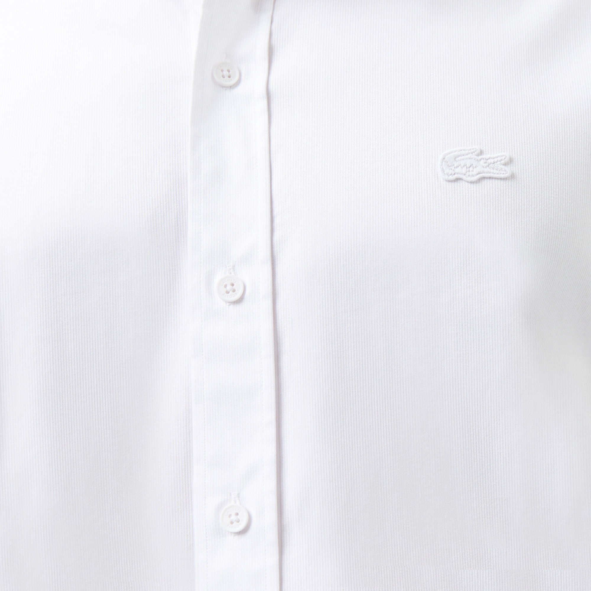 Lacoste Erkek Slim Fit Beyaz Gömlek