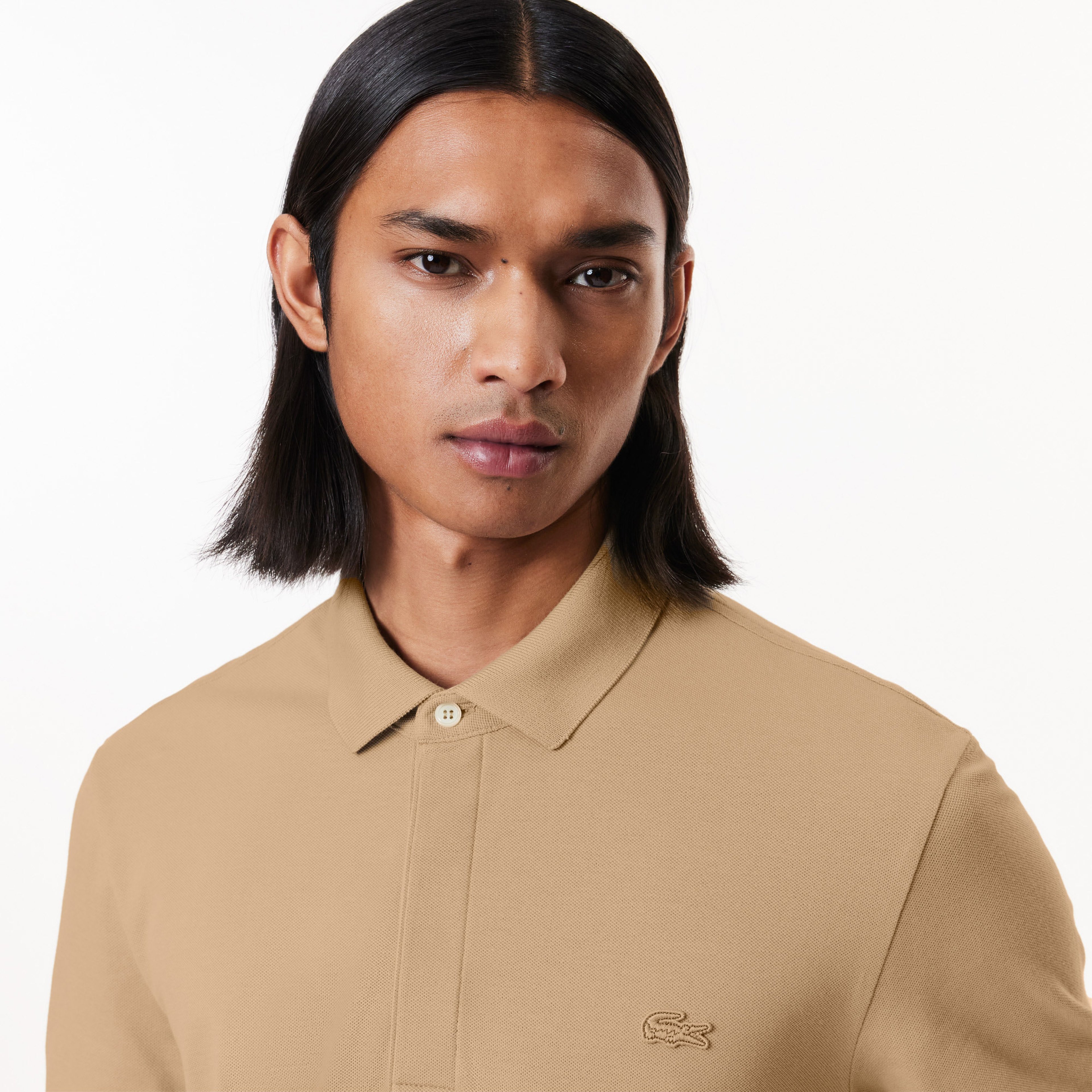 Erkek Regular Fit Bej Paris Polo